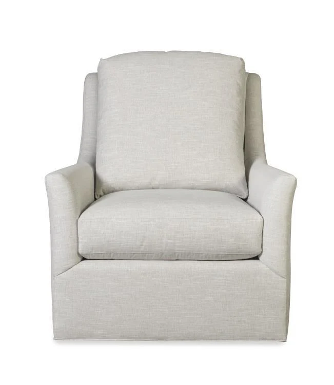 Century Home Elegance Stocked Liam Swivel Chair - Remutear