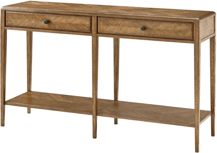 Nova Two Frieze Drawers Console Table - Remutear