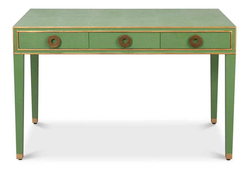 Gabriella Shagreen Desk/Table Watercress - Remutear