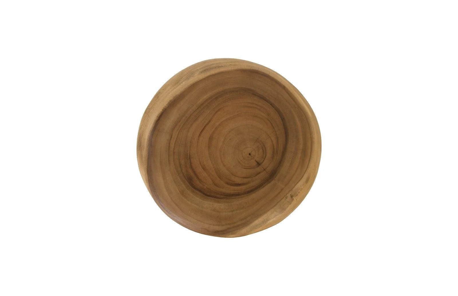String Stool on Black Metal Legs, Chamcha Wood, Natural - Remutear