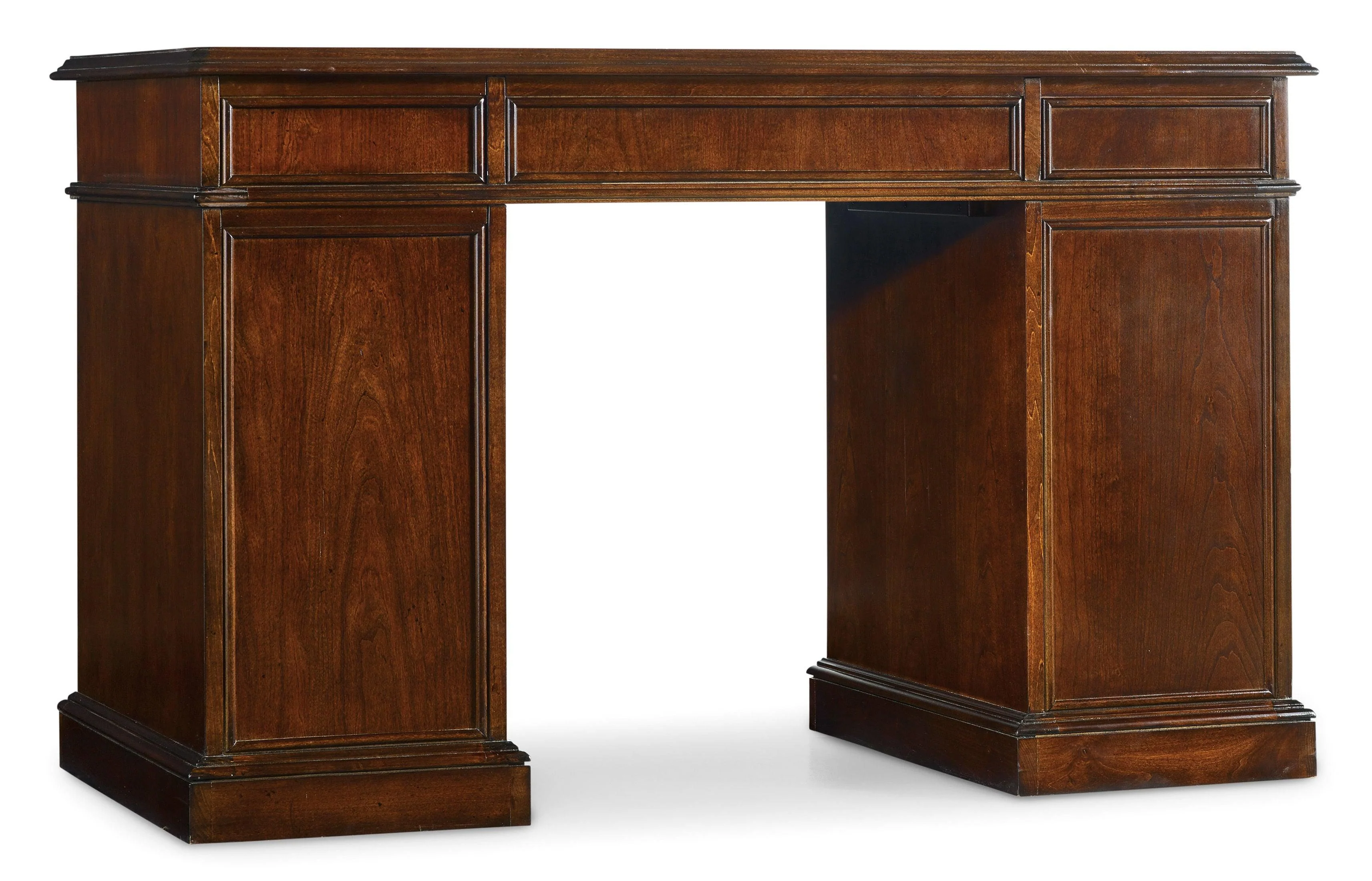 Cherry Knee-Hole Desk-Bow Front - Remutear