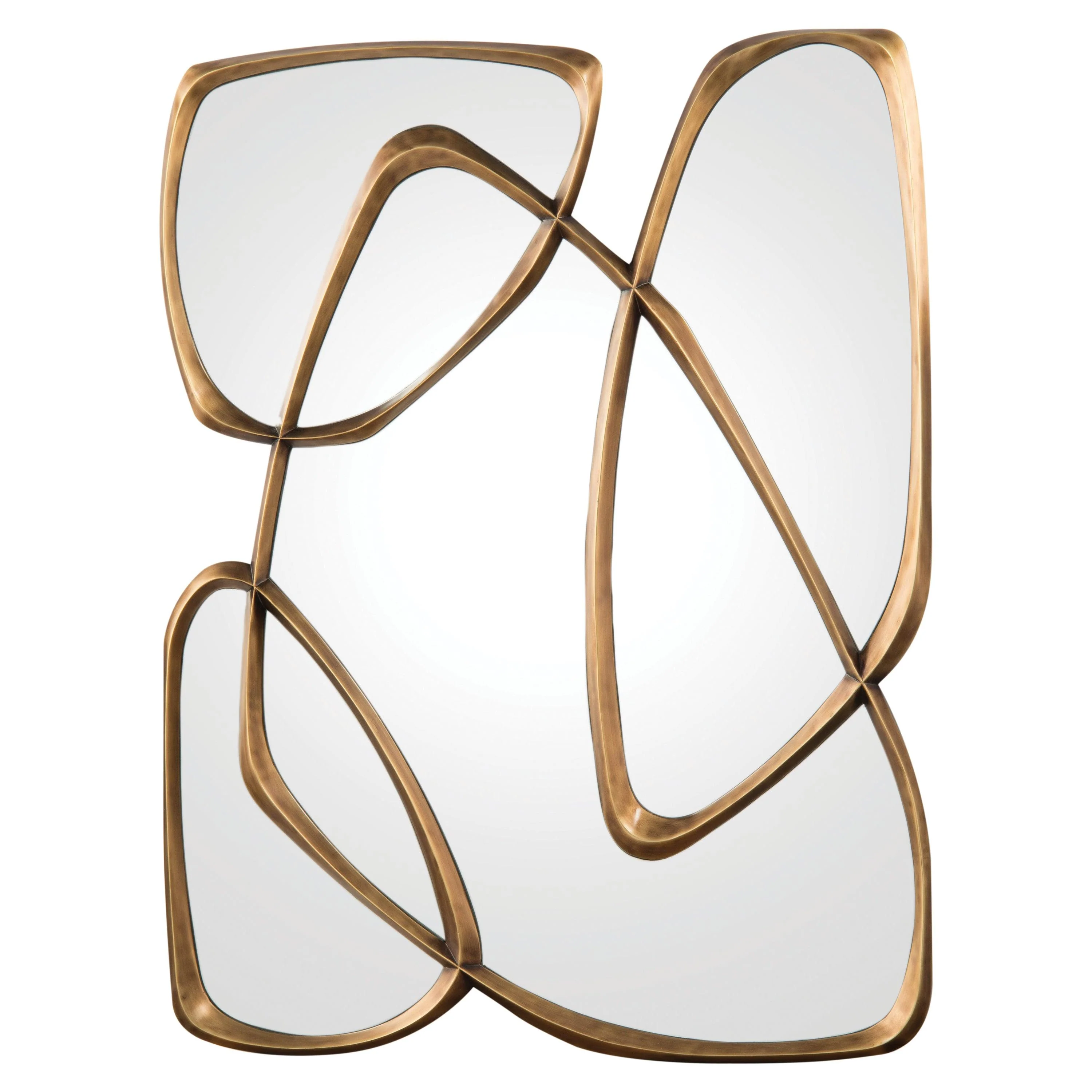 Zeta Mirror In Mayan Bronze - Remutear