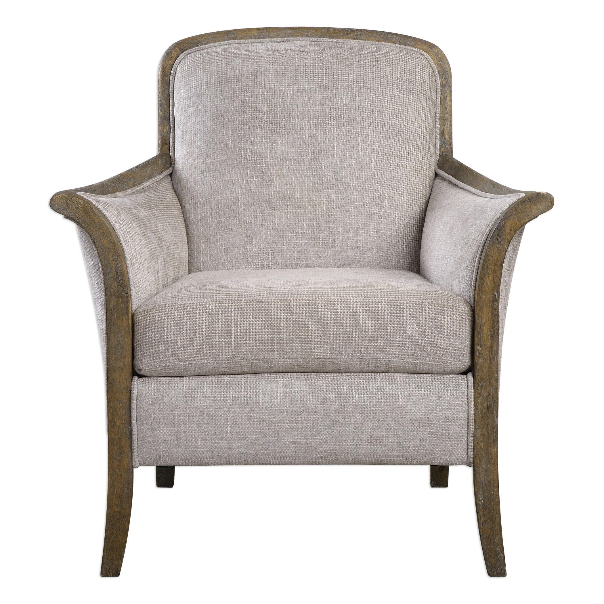 Brittoney Taupe Armchair - Remutear
