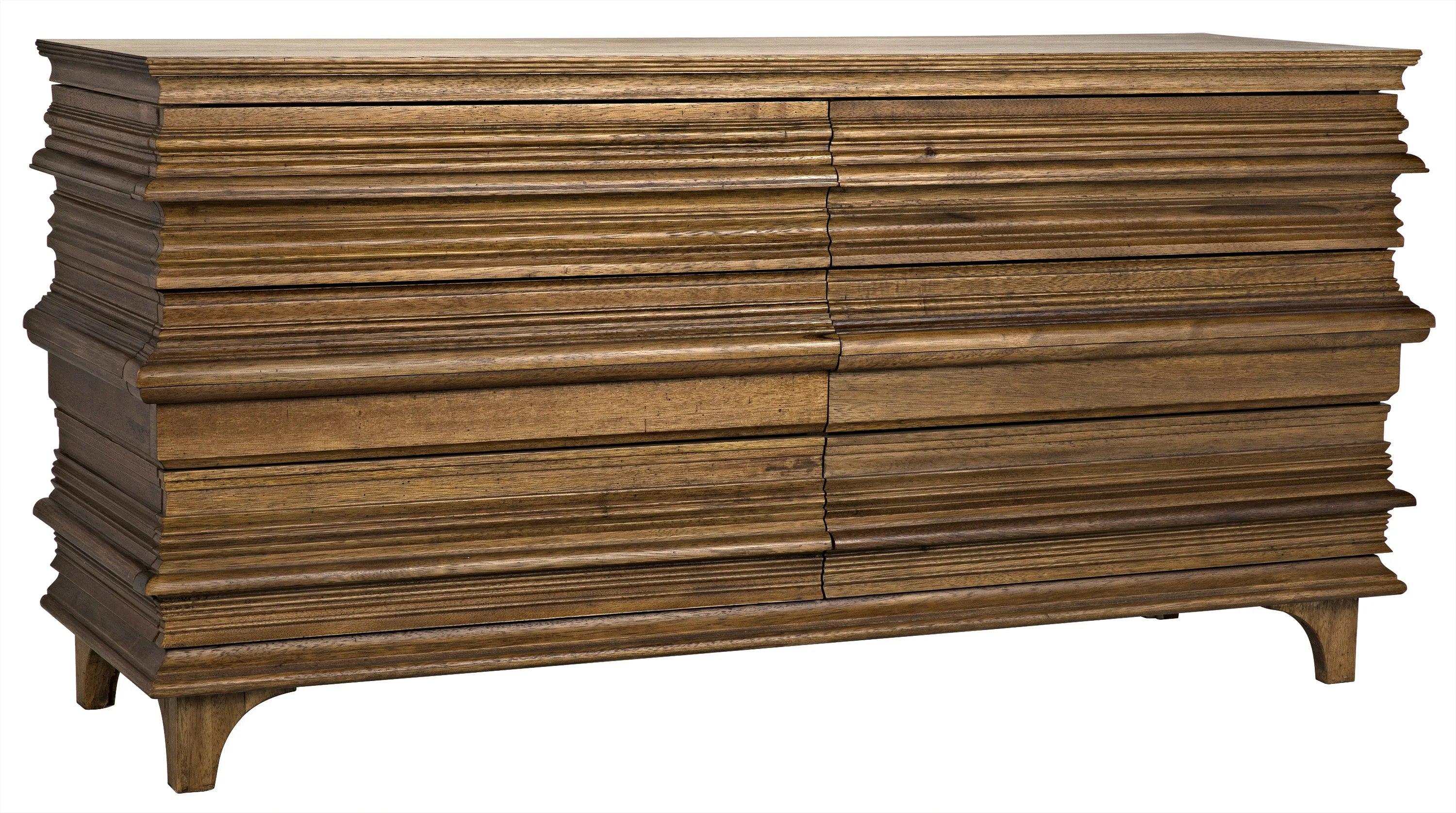 Bernard 6 Drawer, Dark Walnut - Remutear