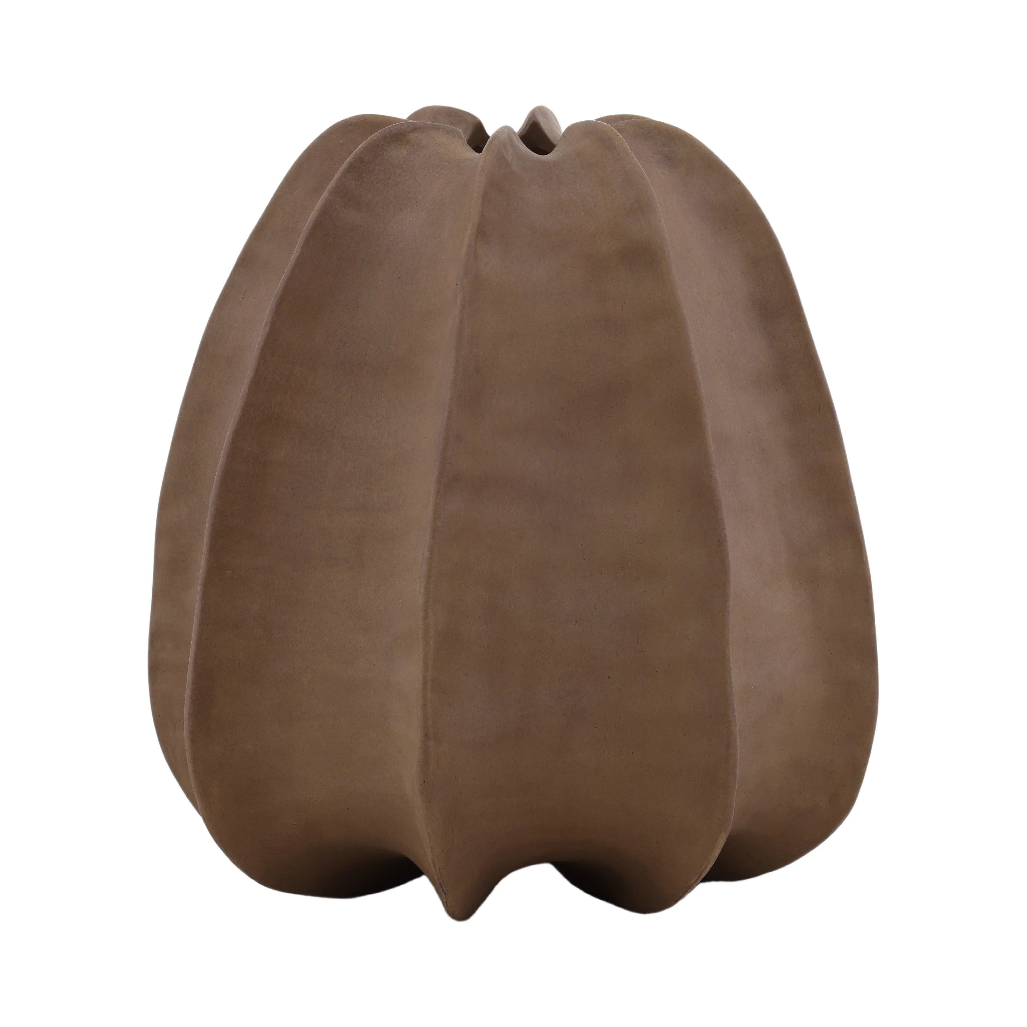 Elmo Vase Light Brown - Remutear