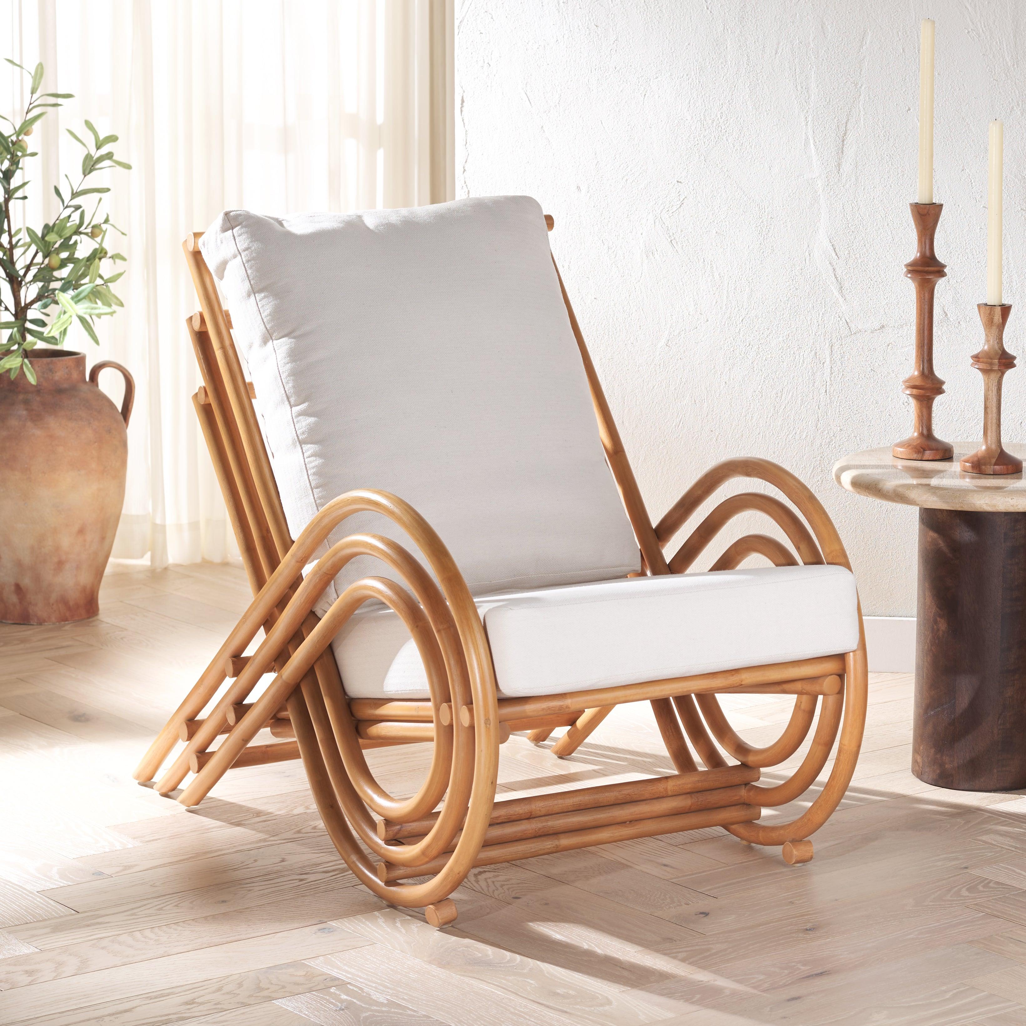 FERNSON RATTAN ACCENT CHAIR - Remutear