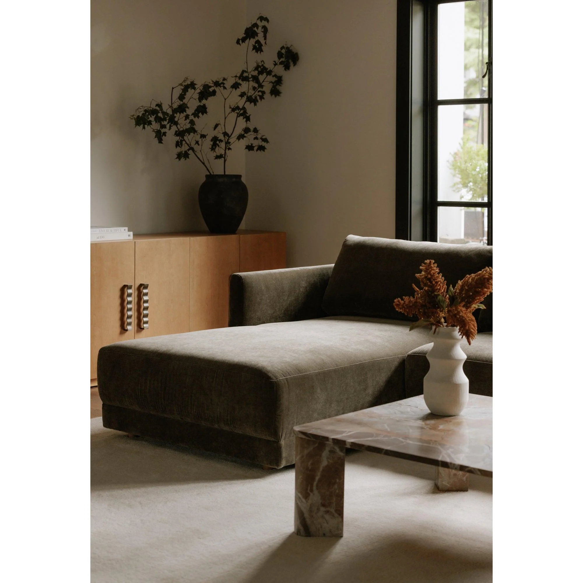 Bryn Sectional Cedar Green Right - Remutear