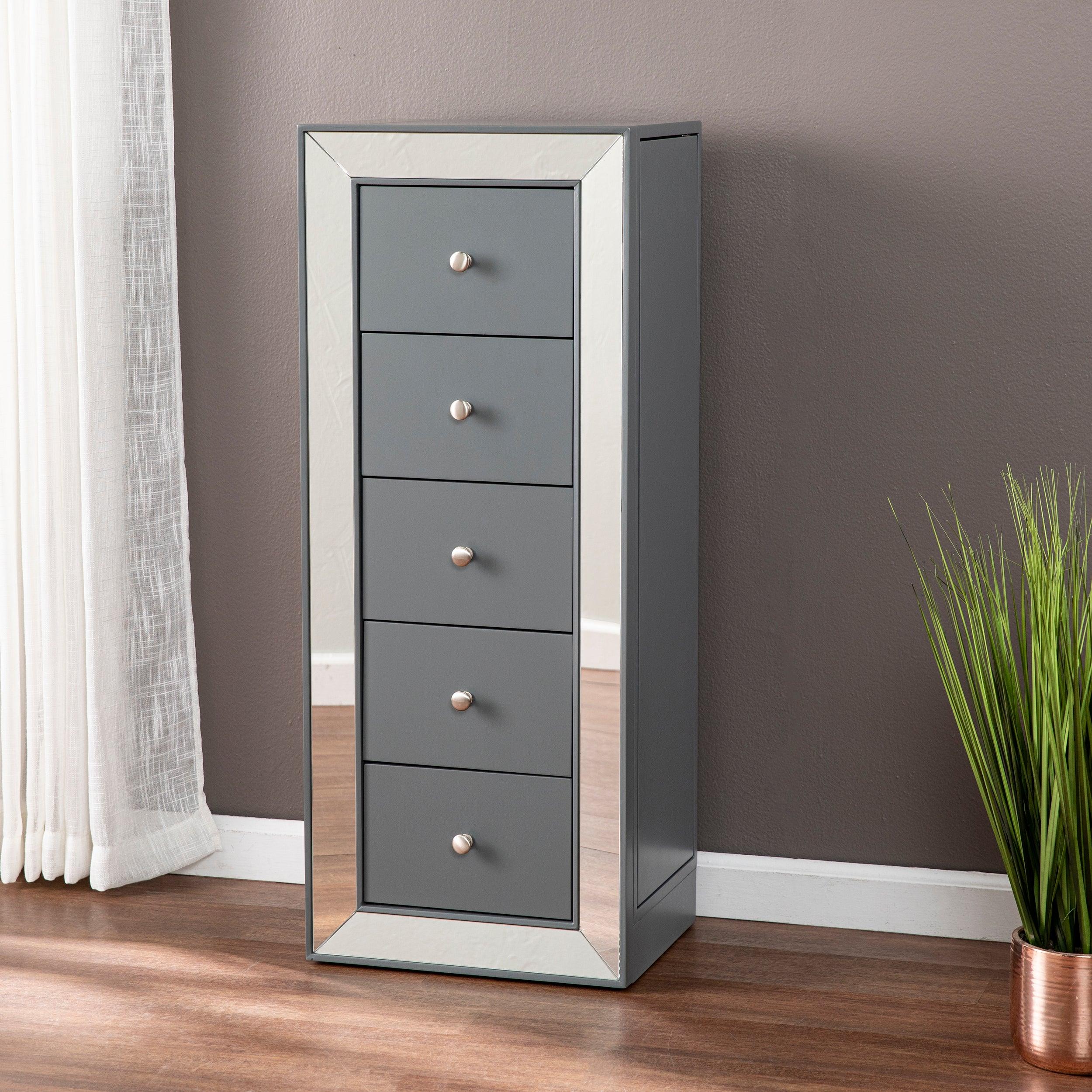 Wanley 5-Drawer Jewelry Armoire - Remutear