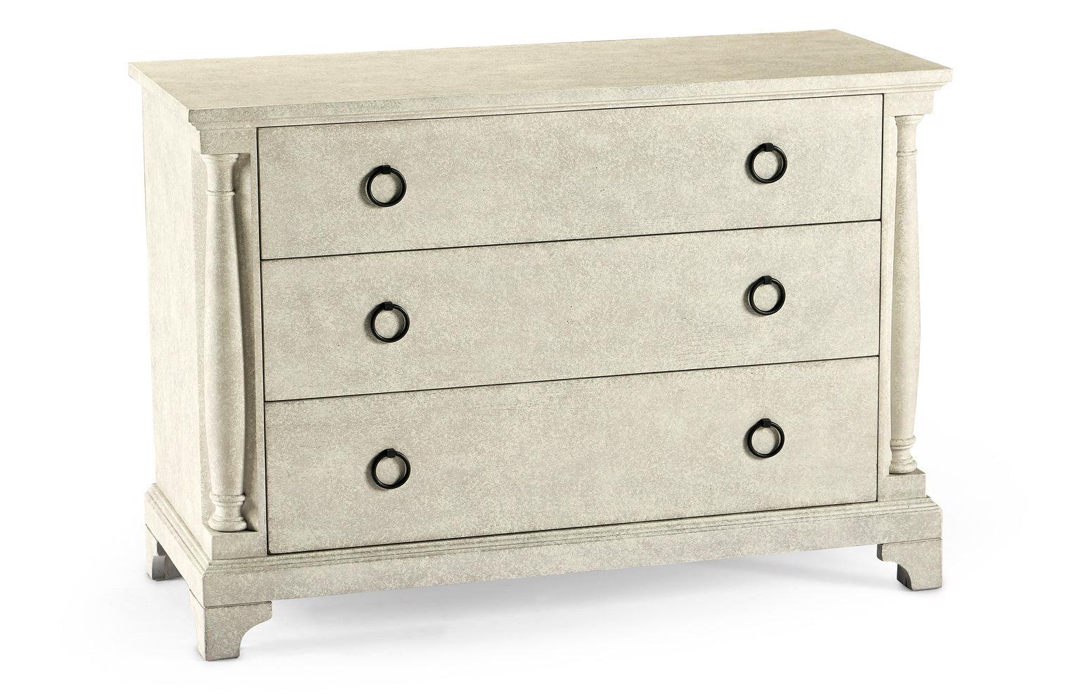 Casual Accents Whitewash Chest of Drawers - Remutear