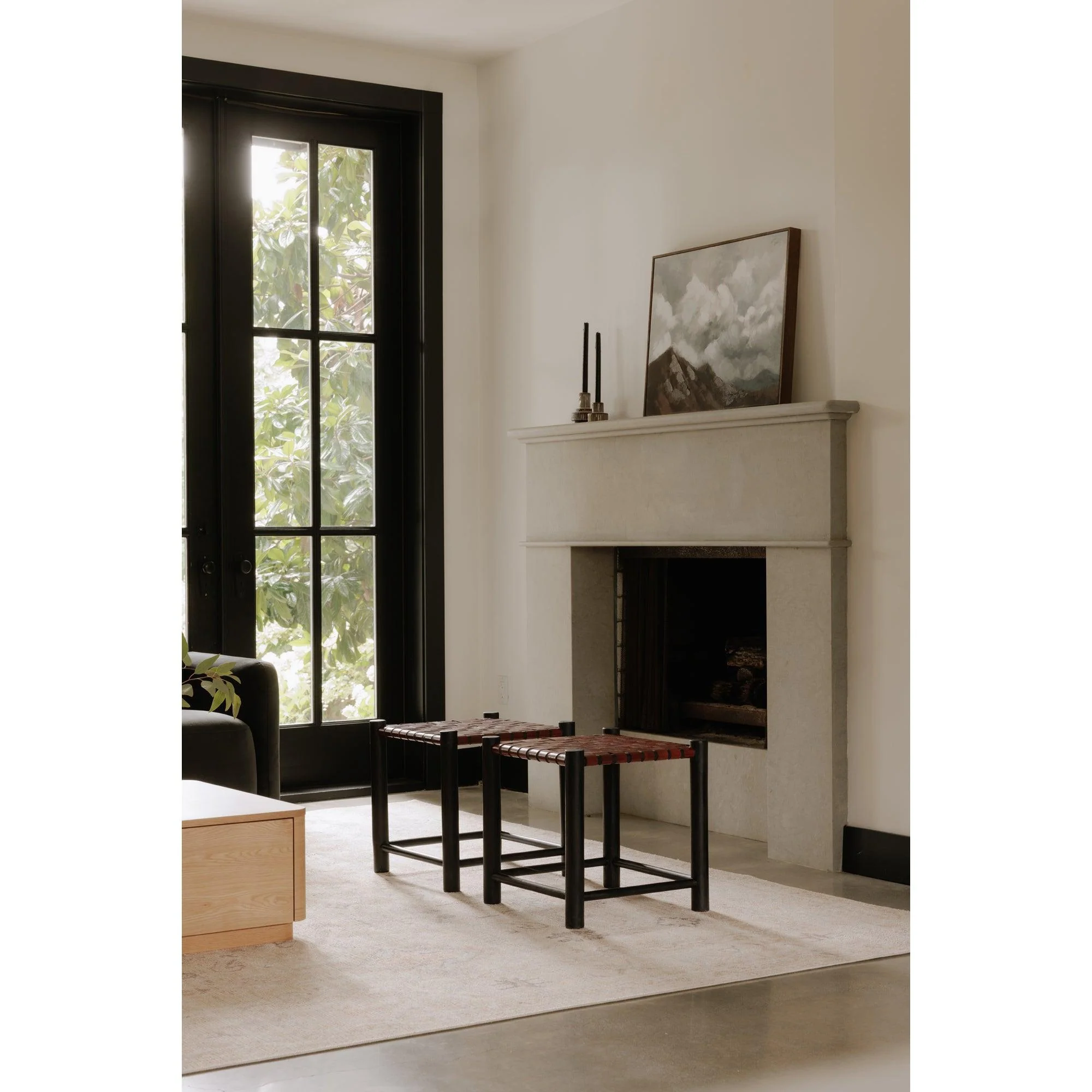 Selby Stool Burgundy - Remutear