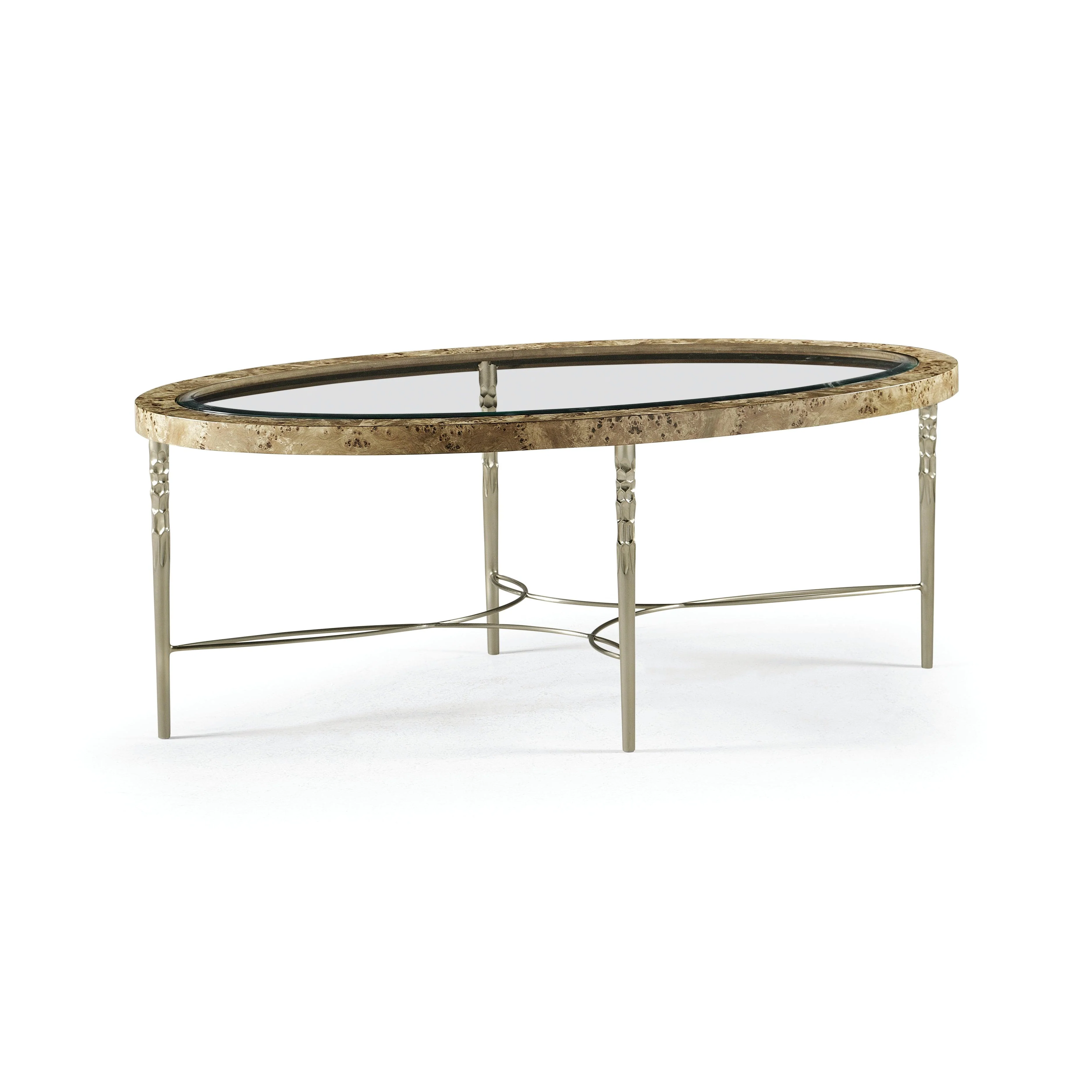 Reimagined Fulgurite Oval Cocktail Table - Remutear