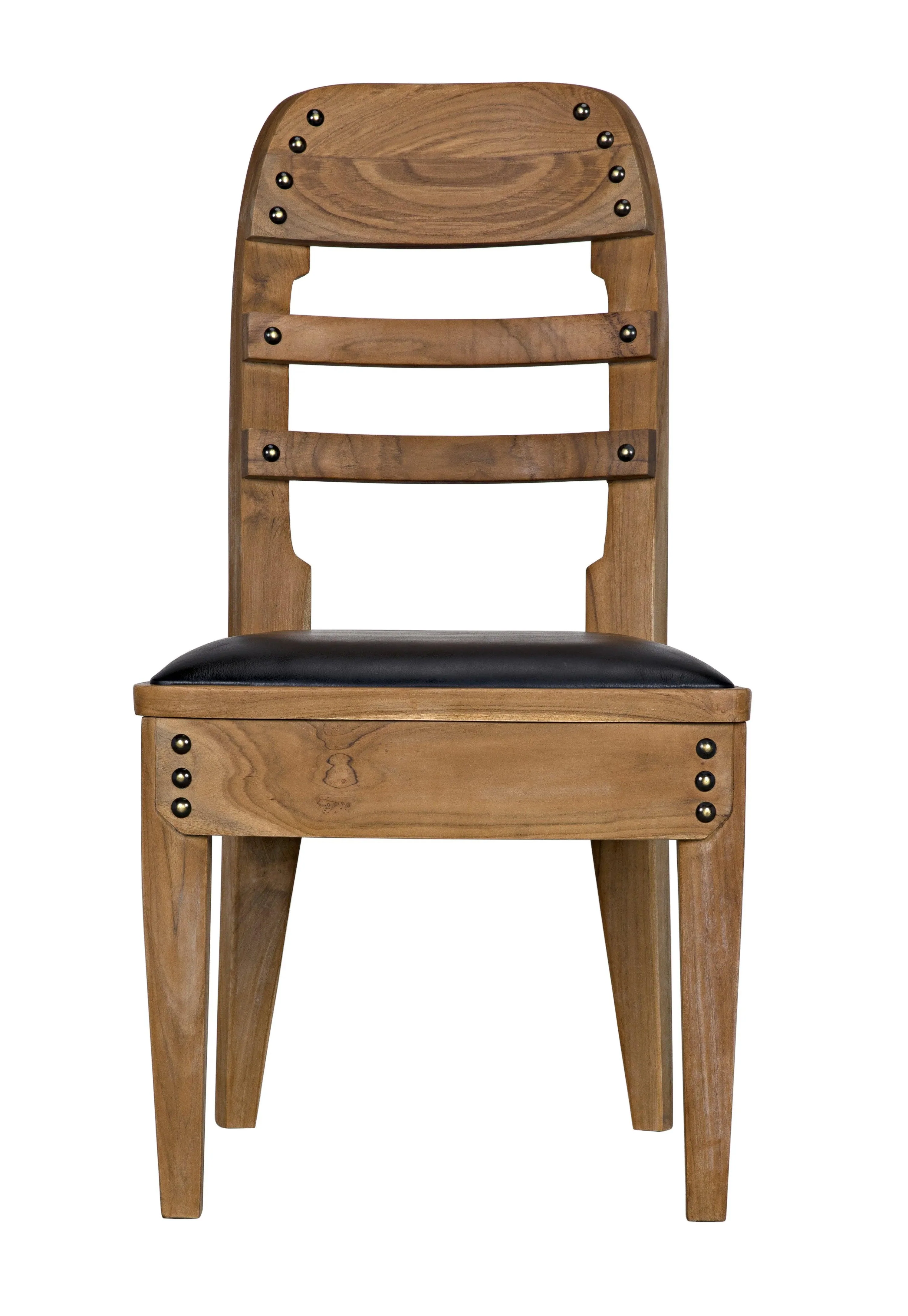 Laila Chair, Teak with Leather - Remutear