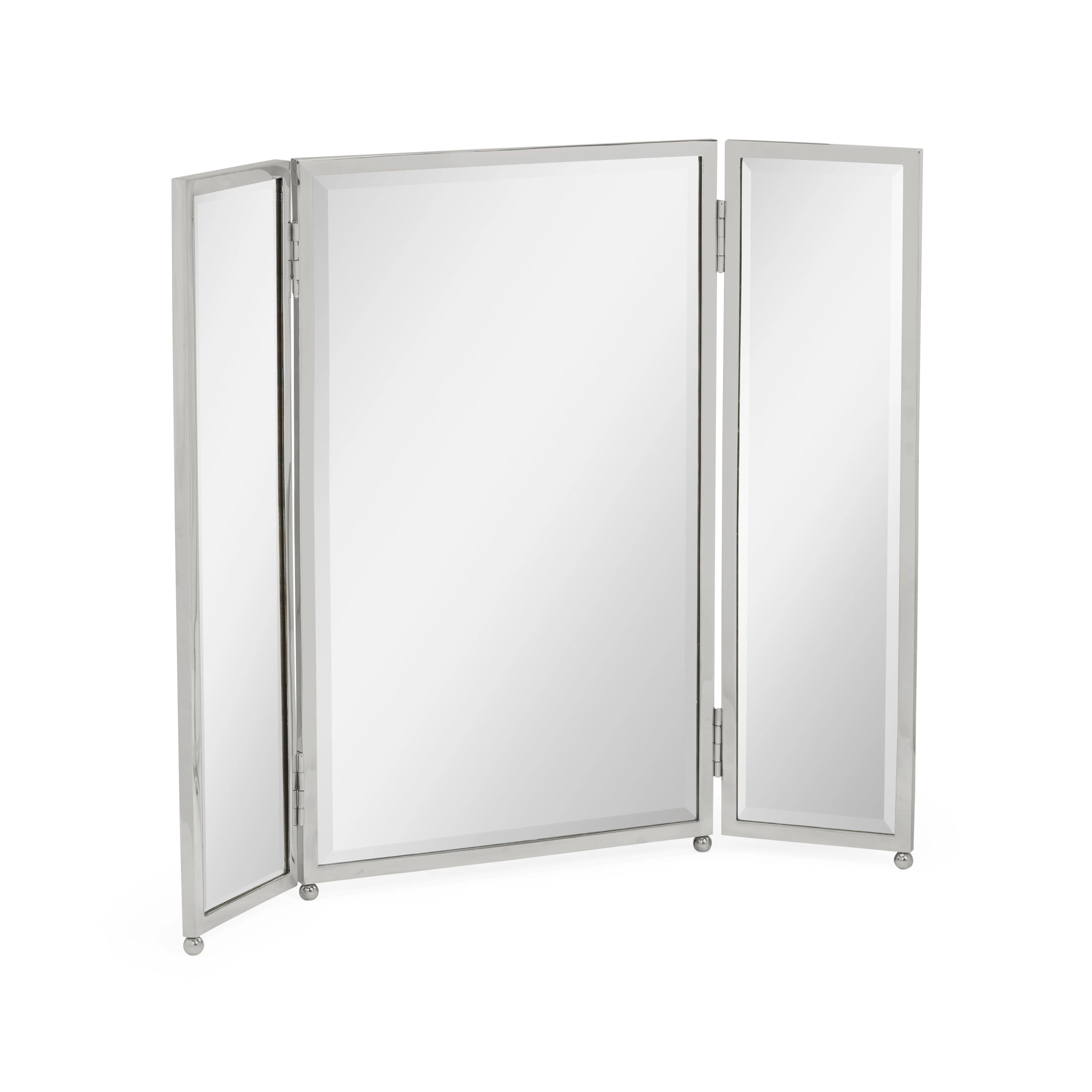 William Yeoward Triple Nickel Dressing Table Mirror - Remutear