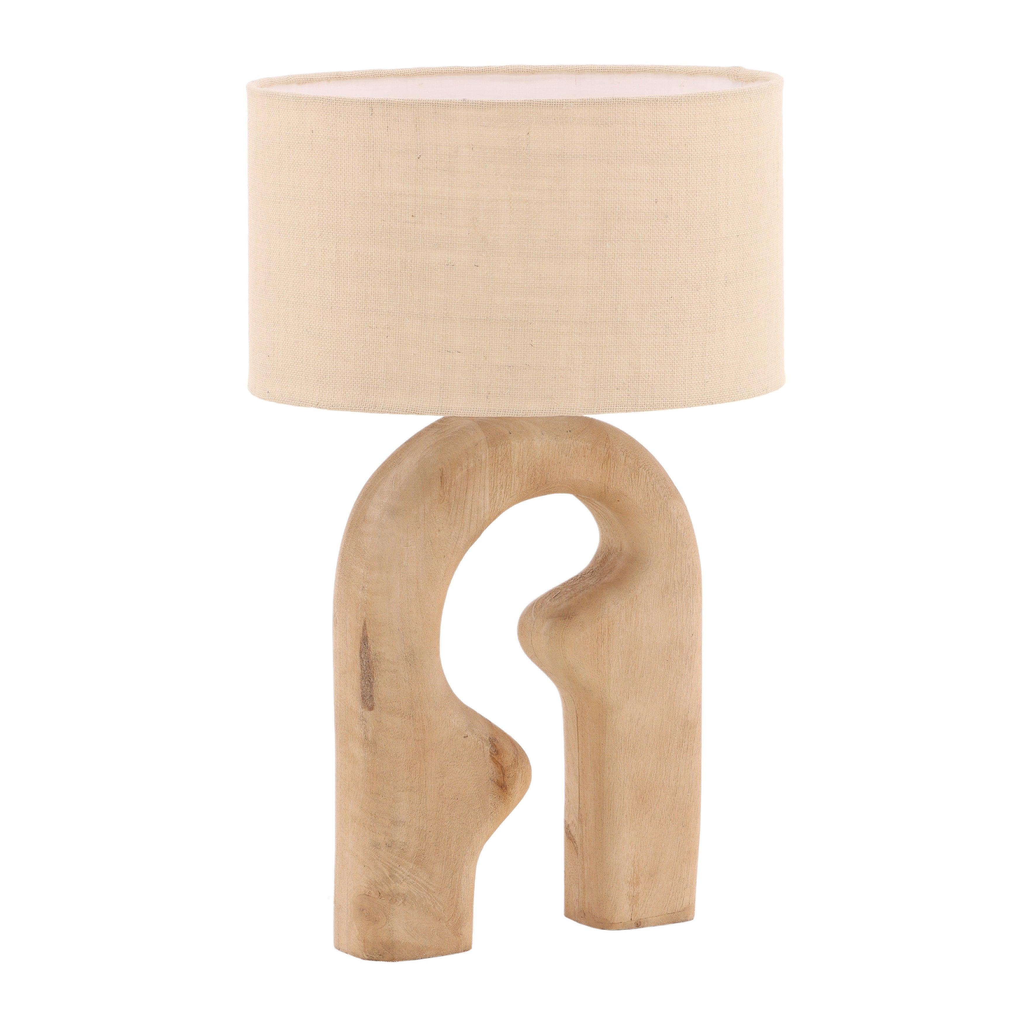 Saylor Table Lamp Natural Brown - Remutear