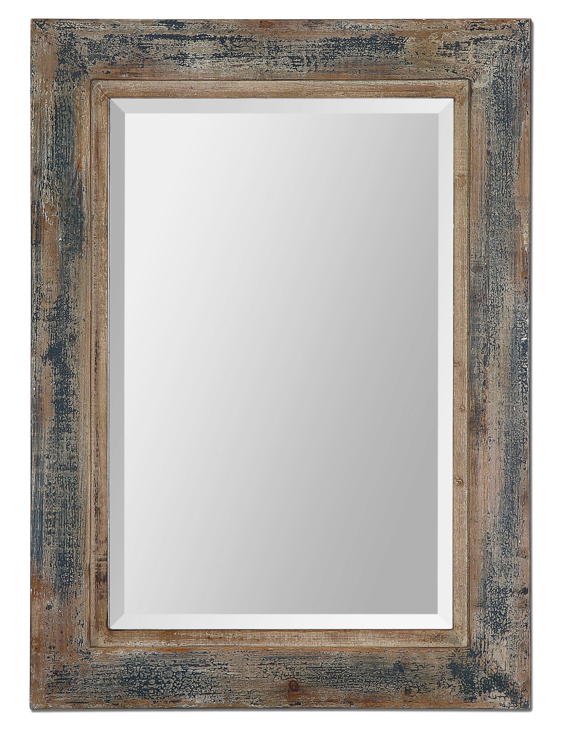 BOZEMAN DISTRESSED BLUE MIRROR - Remutear