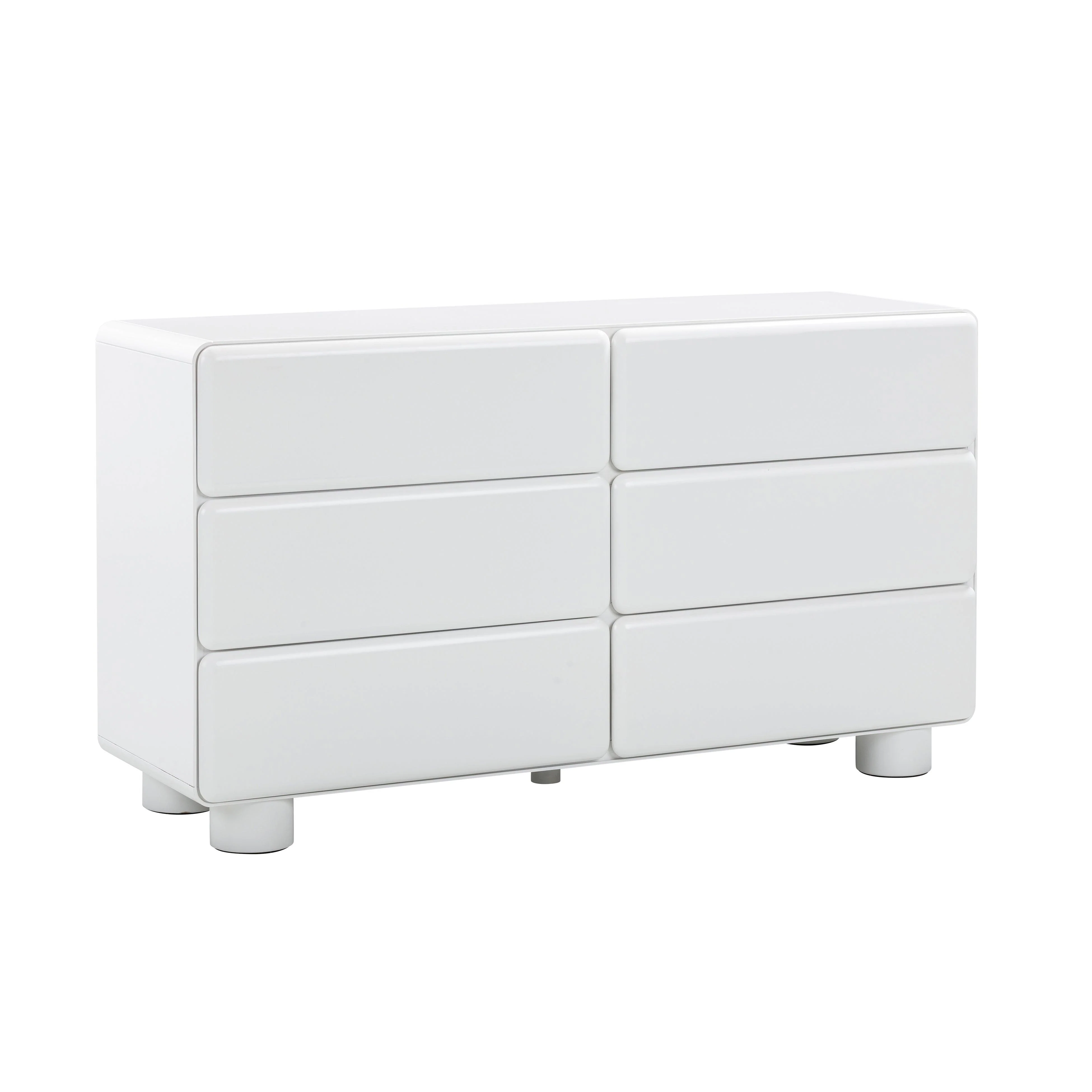 Tammy White 6-Drawer Dresser - Remutear