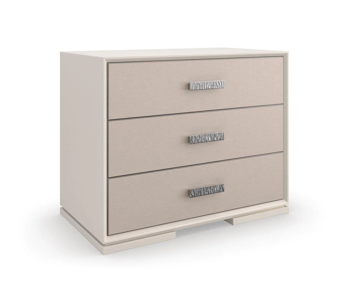 Classic Silver Lining Nightstand - Remutear