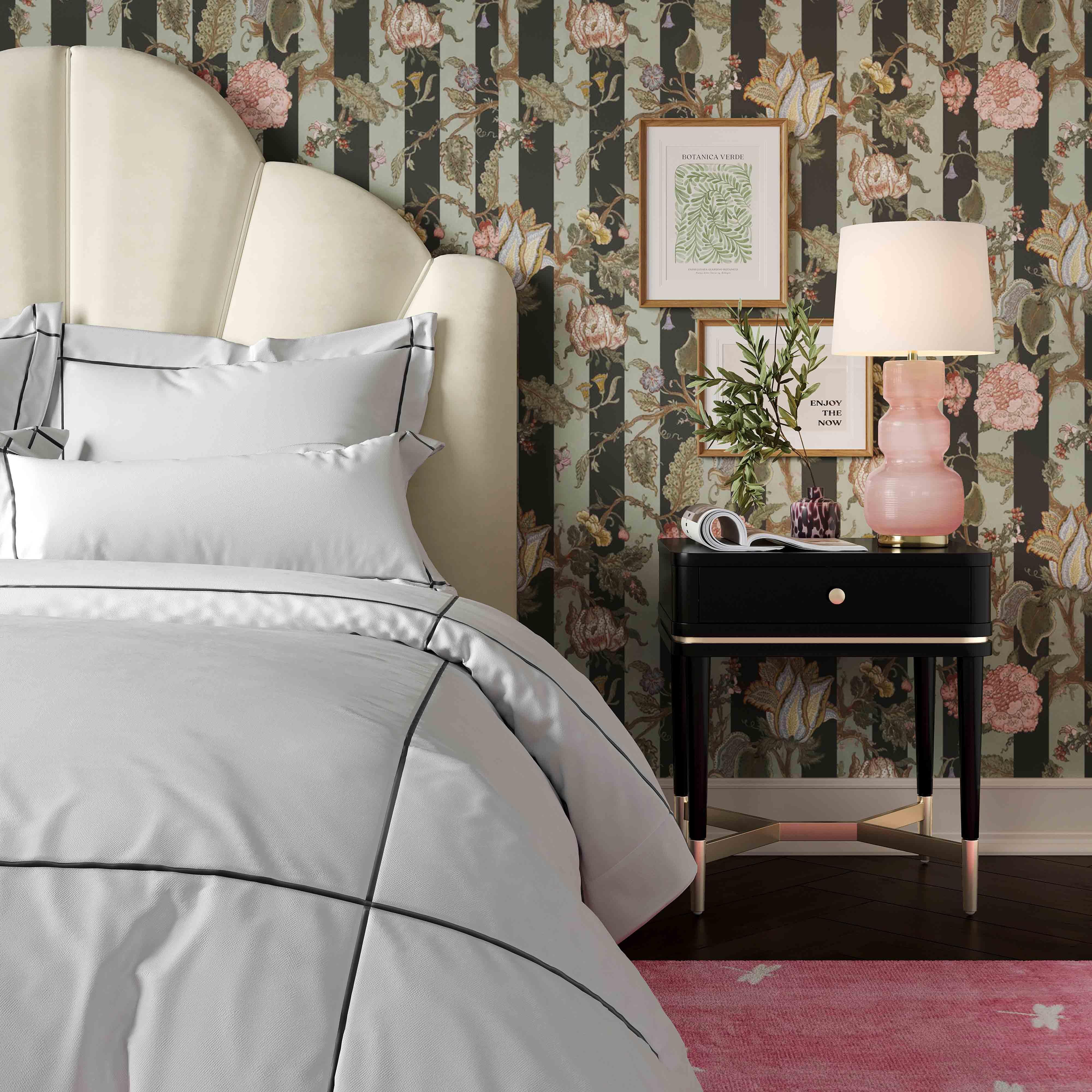 Julieta Black Nightstand - Remutear