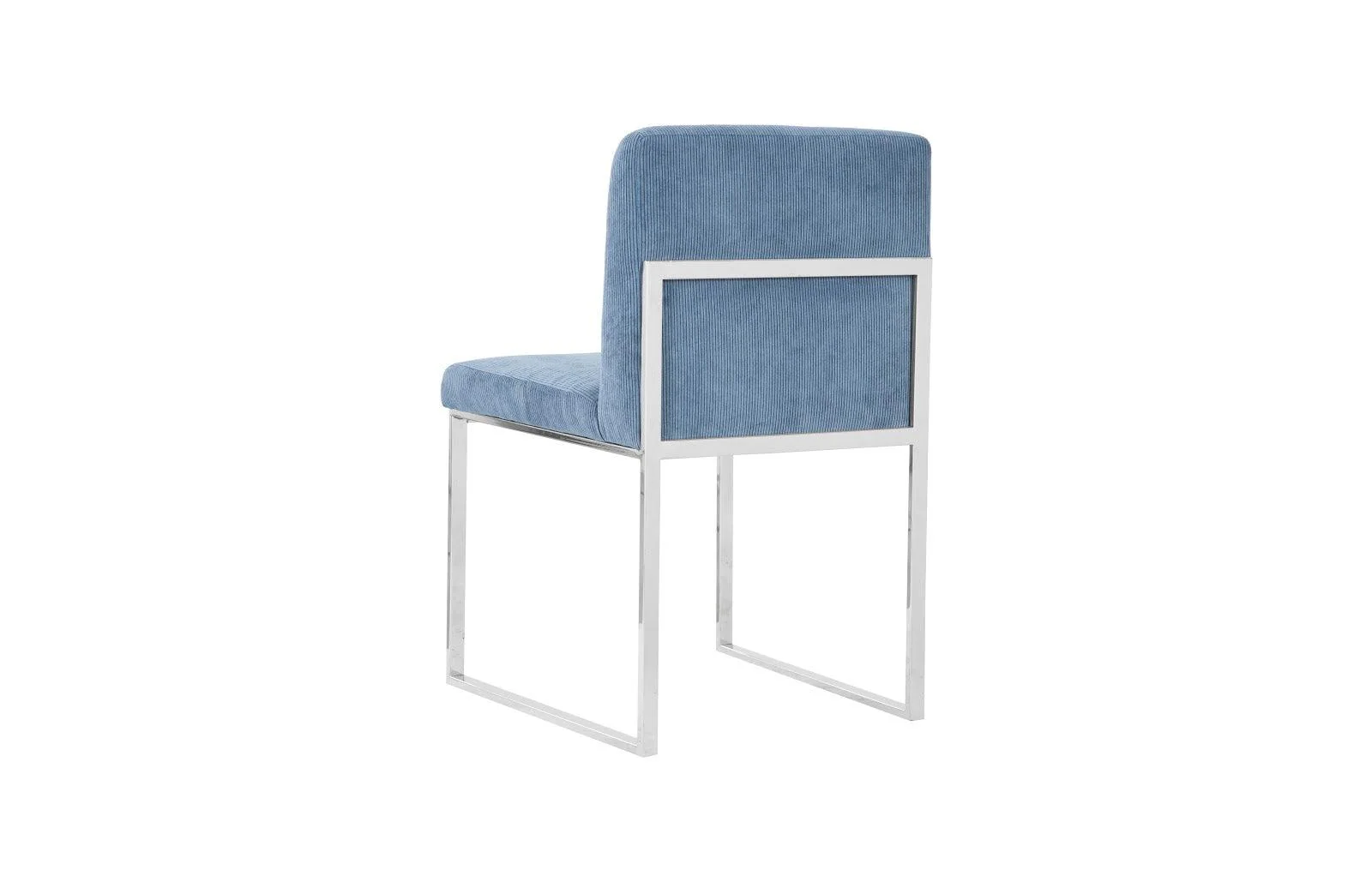 Frozen Dining Chair, Corduroy Blue - Remutear