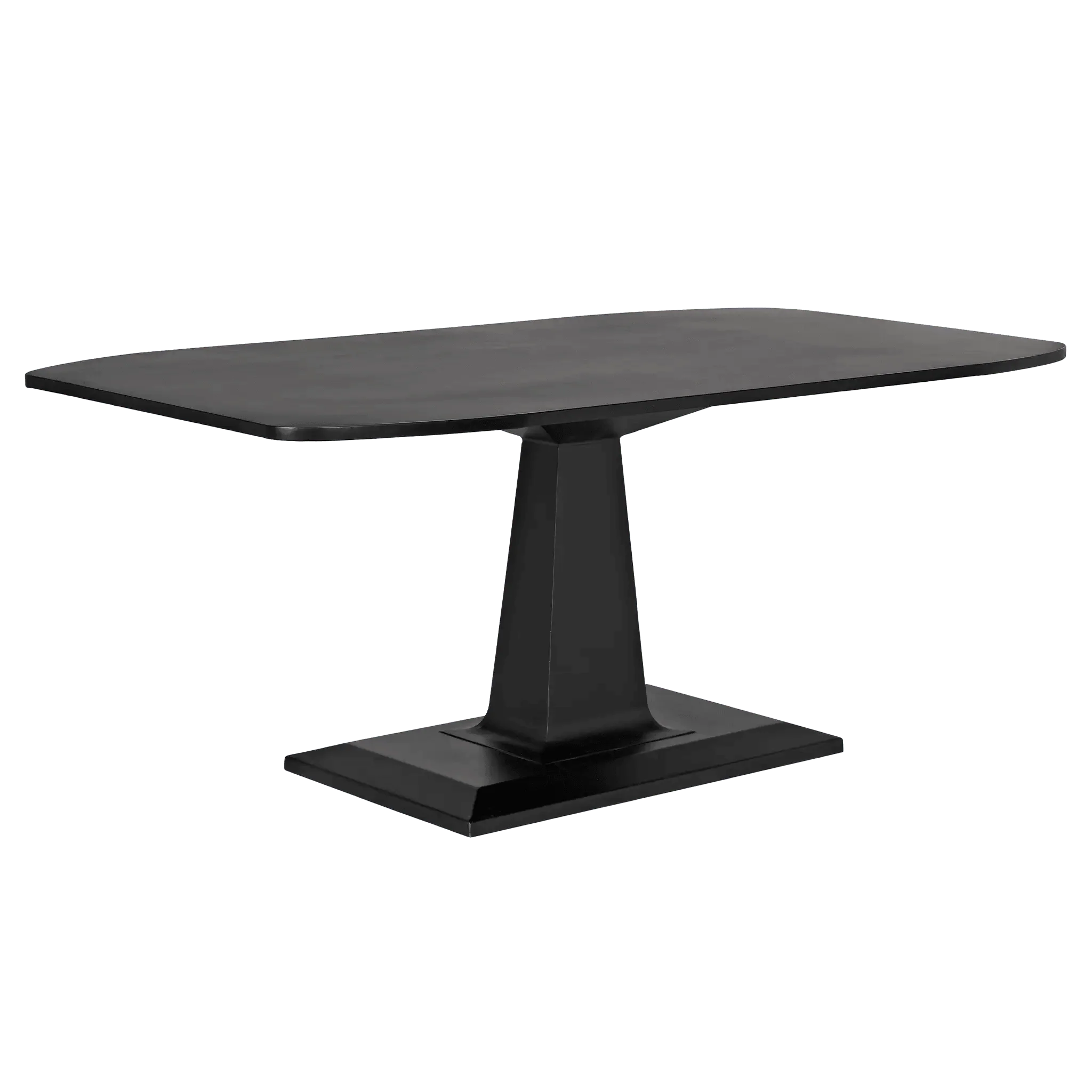 Amboss Dining Table, Black Steel - Remutear