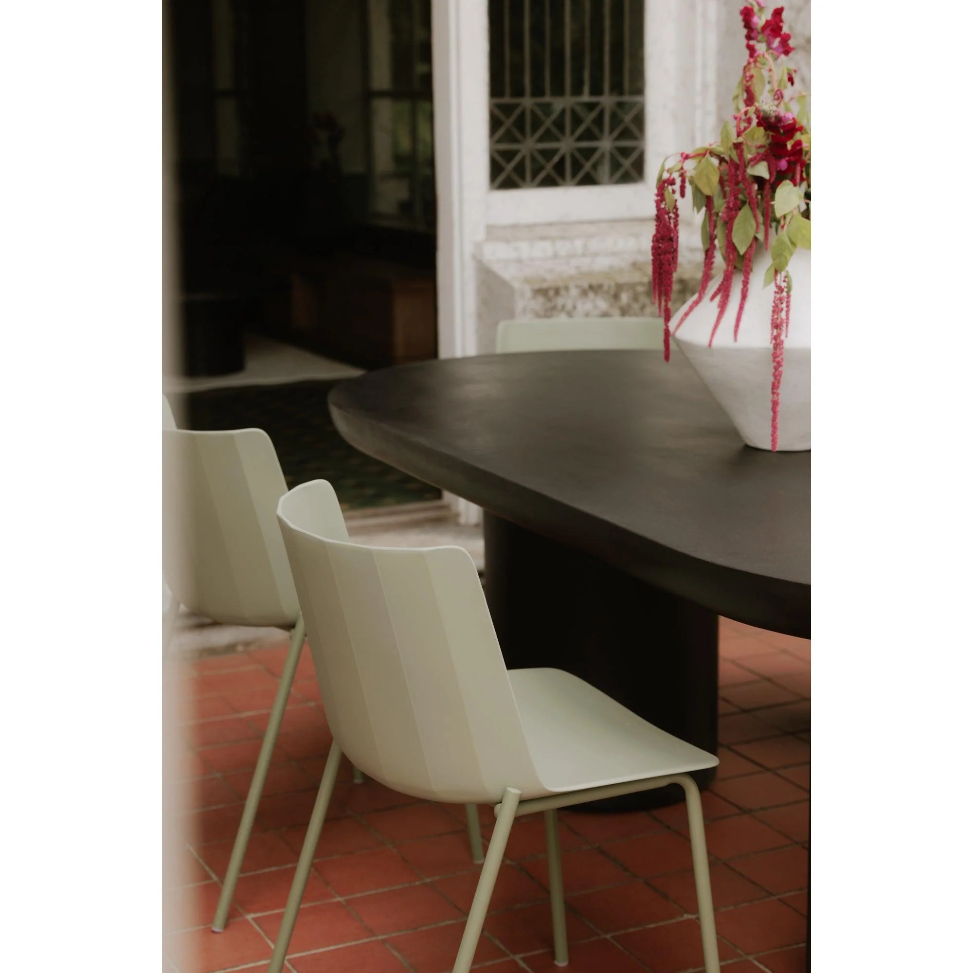 Silla Outdoor Dining Chair Sage Green - Set Of Two - Remutear