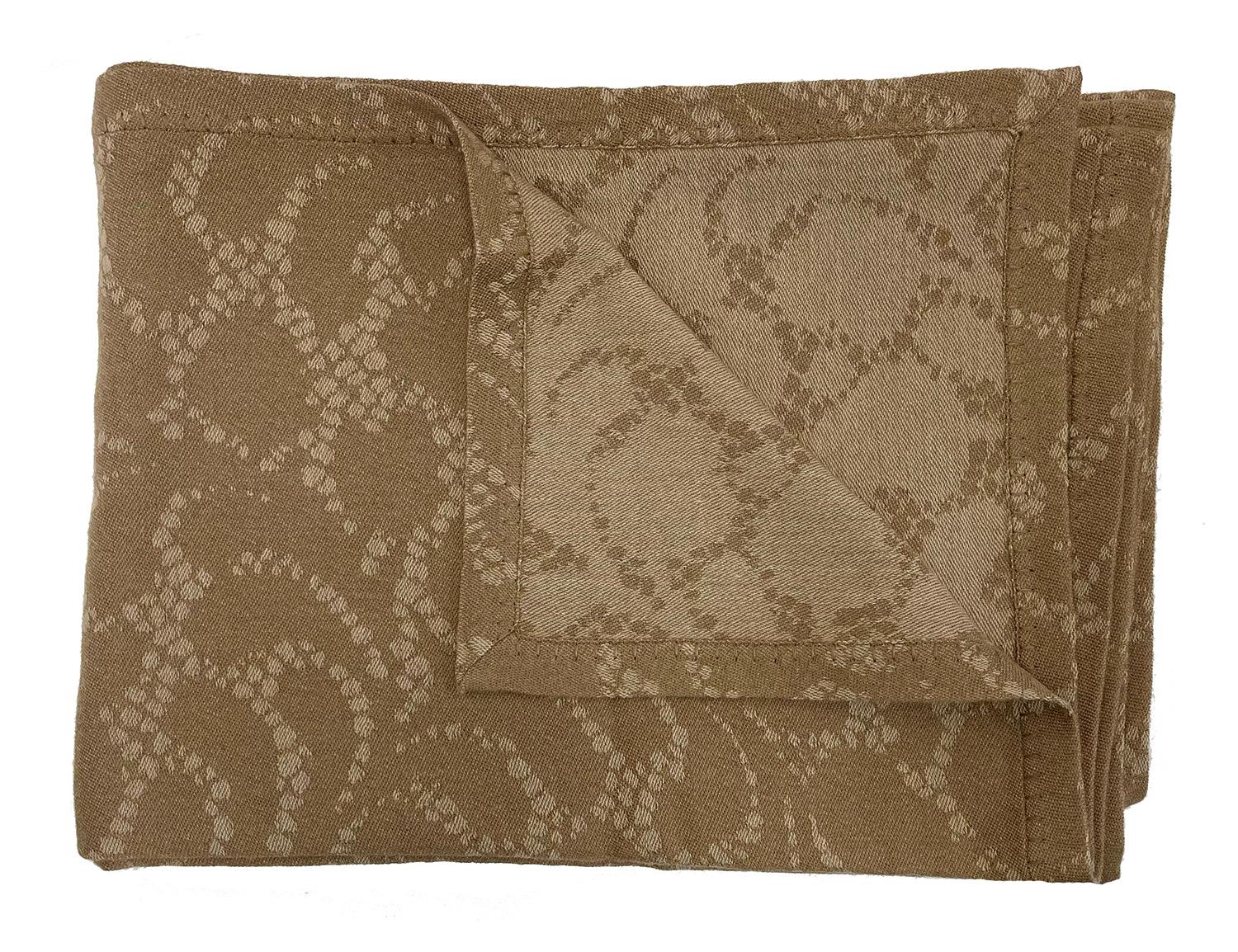 Floral Camel Hair Throw - Remutear