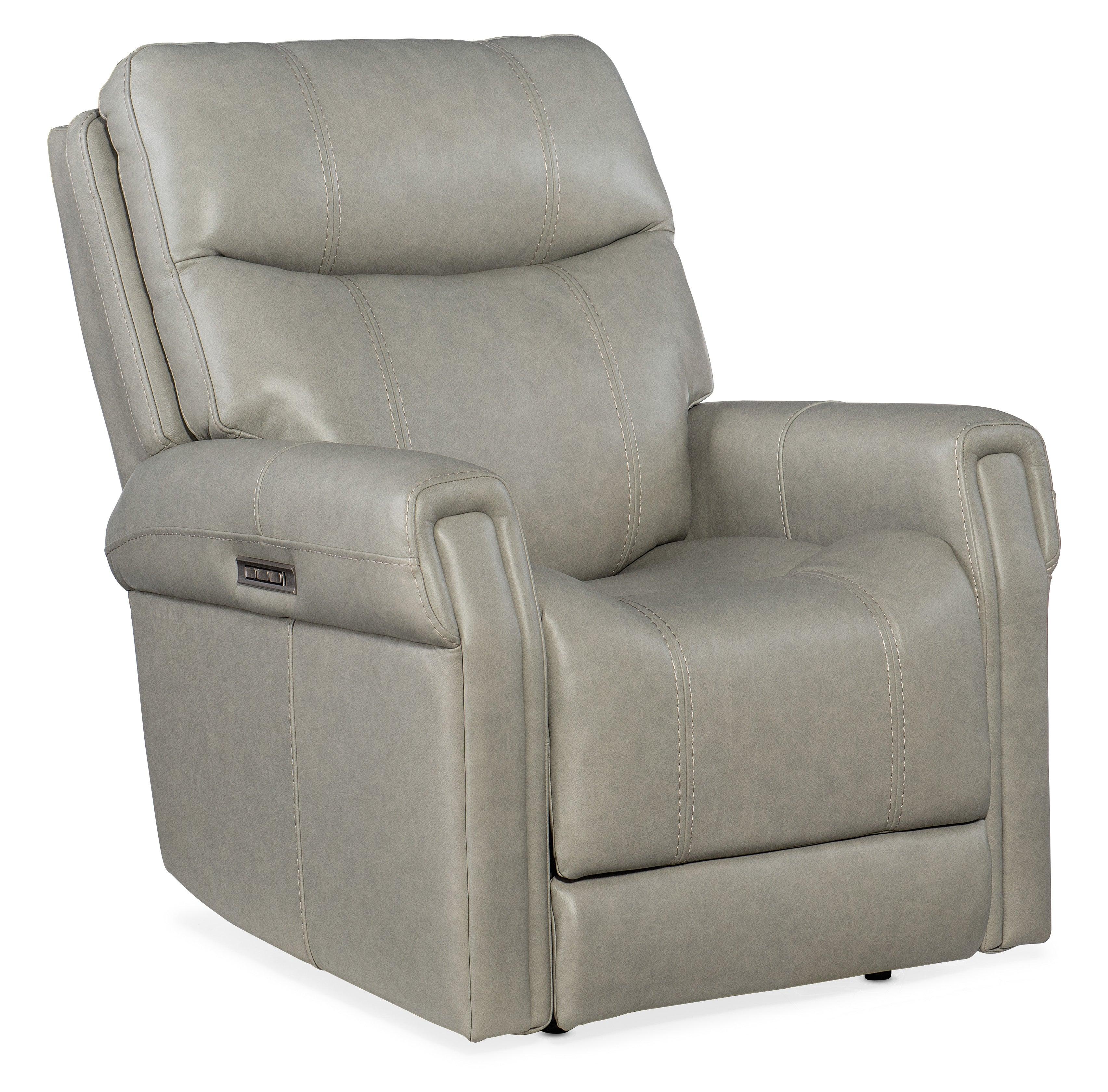 Carroll Power Recliner with Power Headrest and Lumbar - Remutear