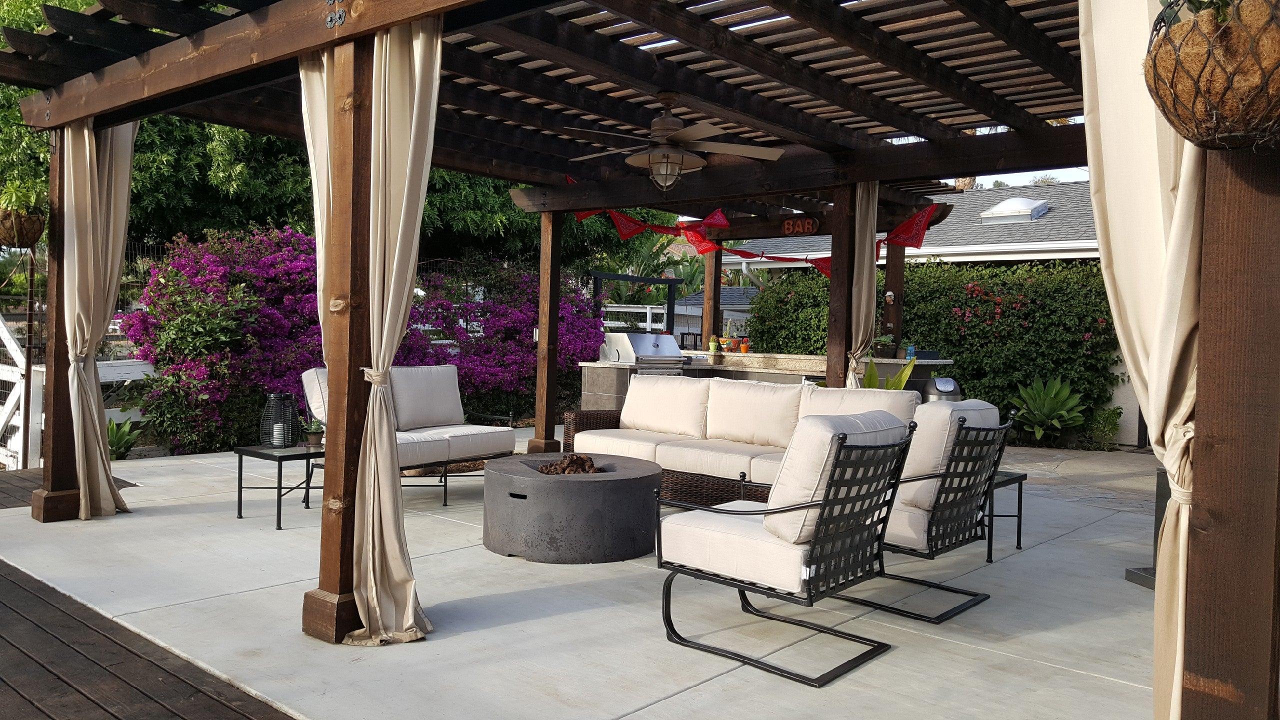 Montecito Sofa in Canvas Flax w/ Self Welt - Remutear