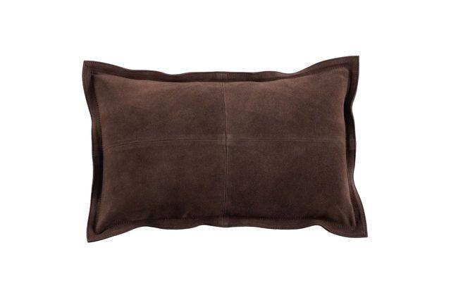 Suede Cowhide Lumbar Cushion - Remutear