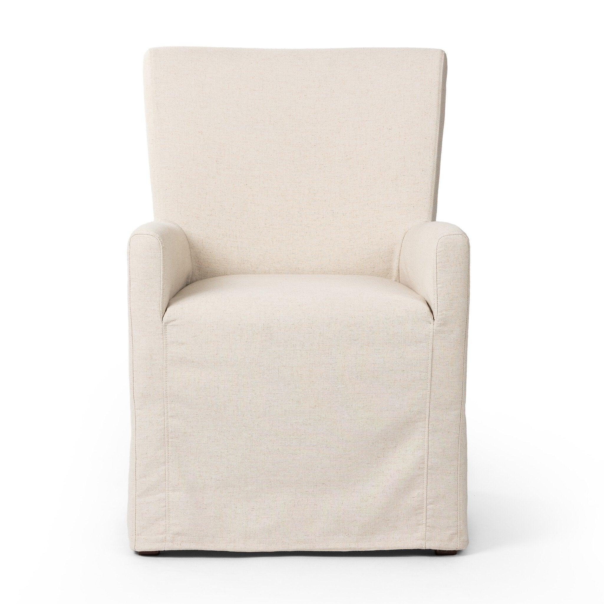 Vista Slipcovered Dining Armchair - Remutear