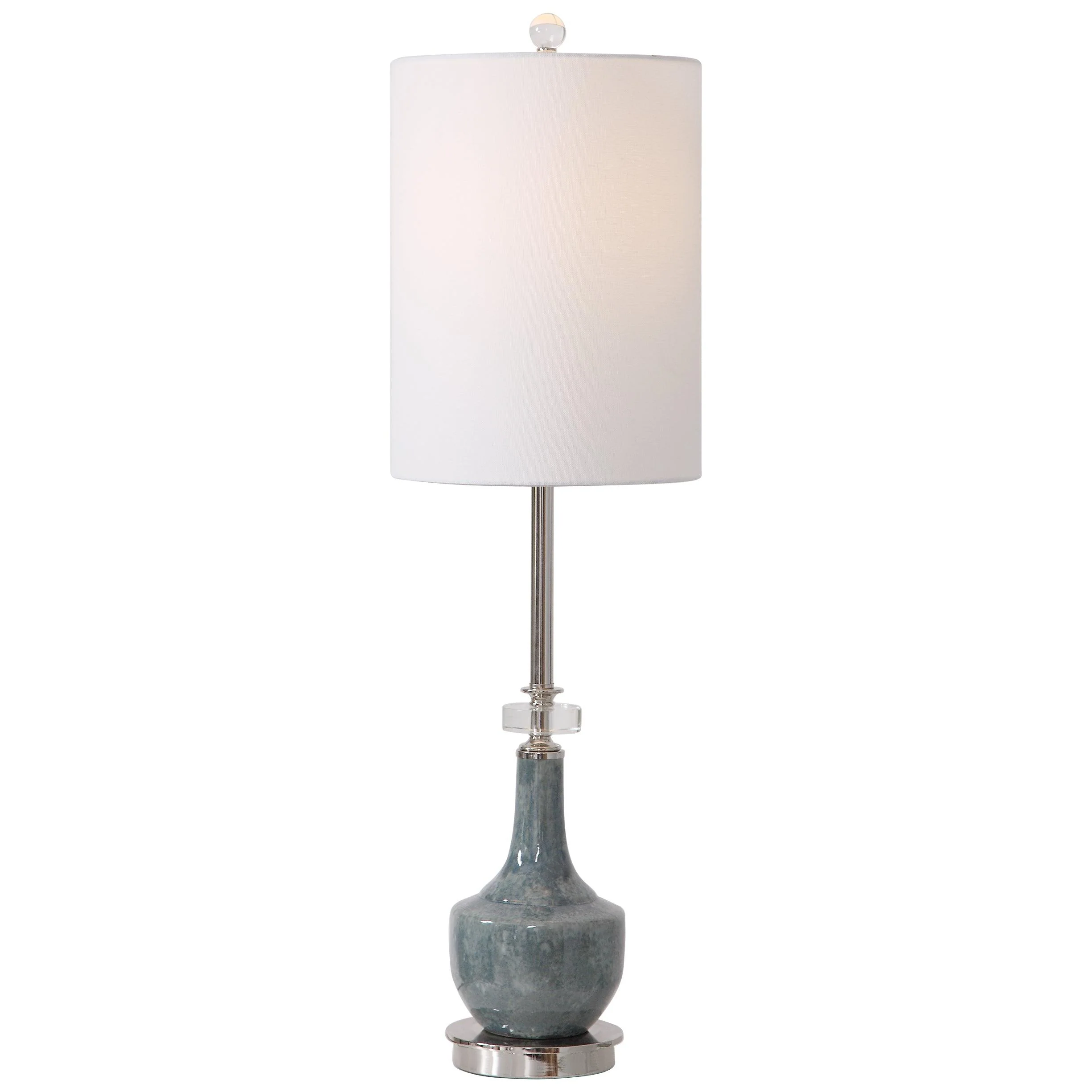 Piers Mottled Blue Buffet Lamp - Remutear
