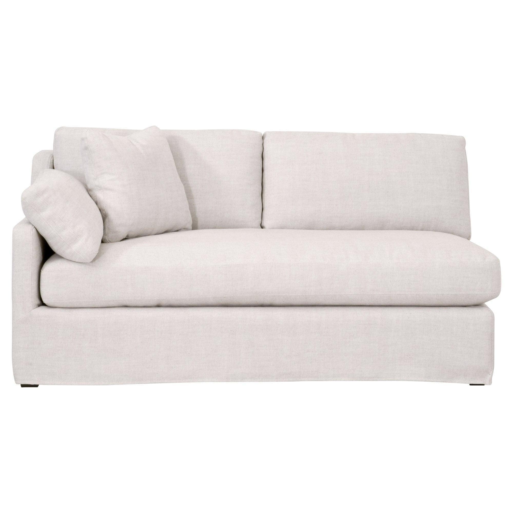 Lena Modular Slipcover 2-Seat Left Slope Arm Sofa - Remutear