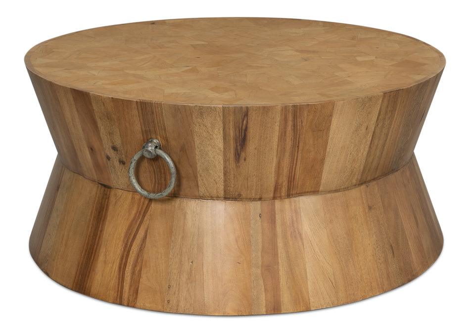 Round Tower Coffee Table Driftwood - Remutear
