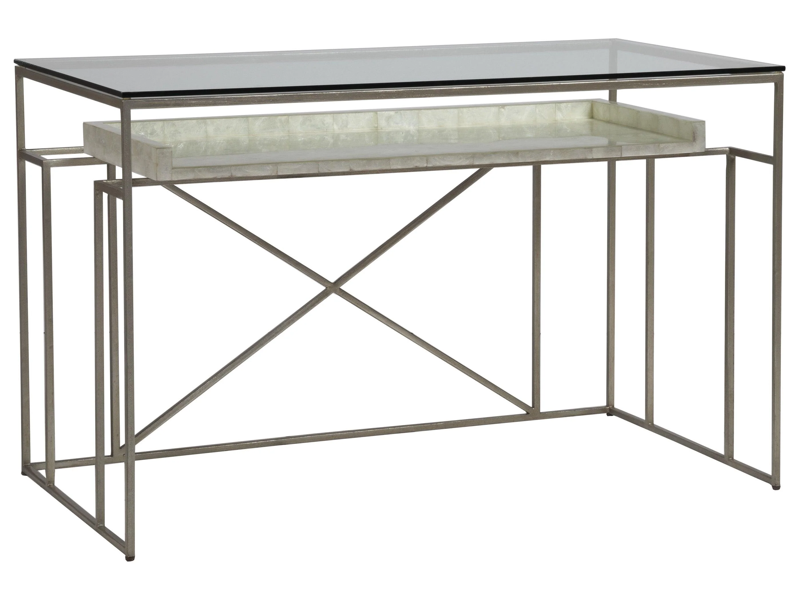 Signature Designs Cumulus Capiz Writing Table - Remutear