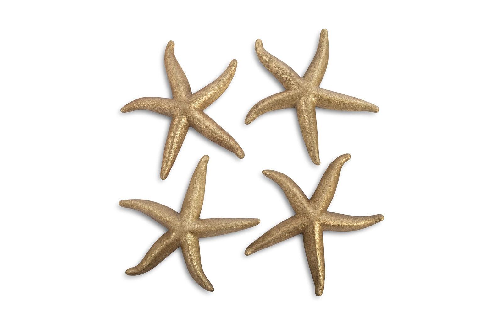 Starfish, Gold Leaf, Set of 4, LG - Remutear