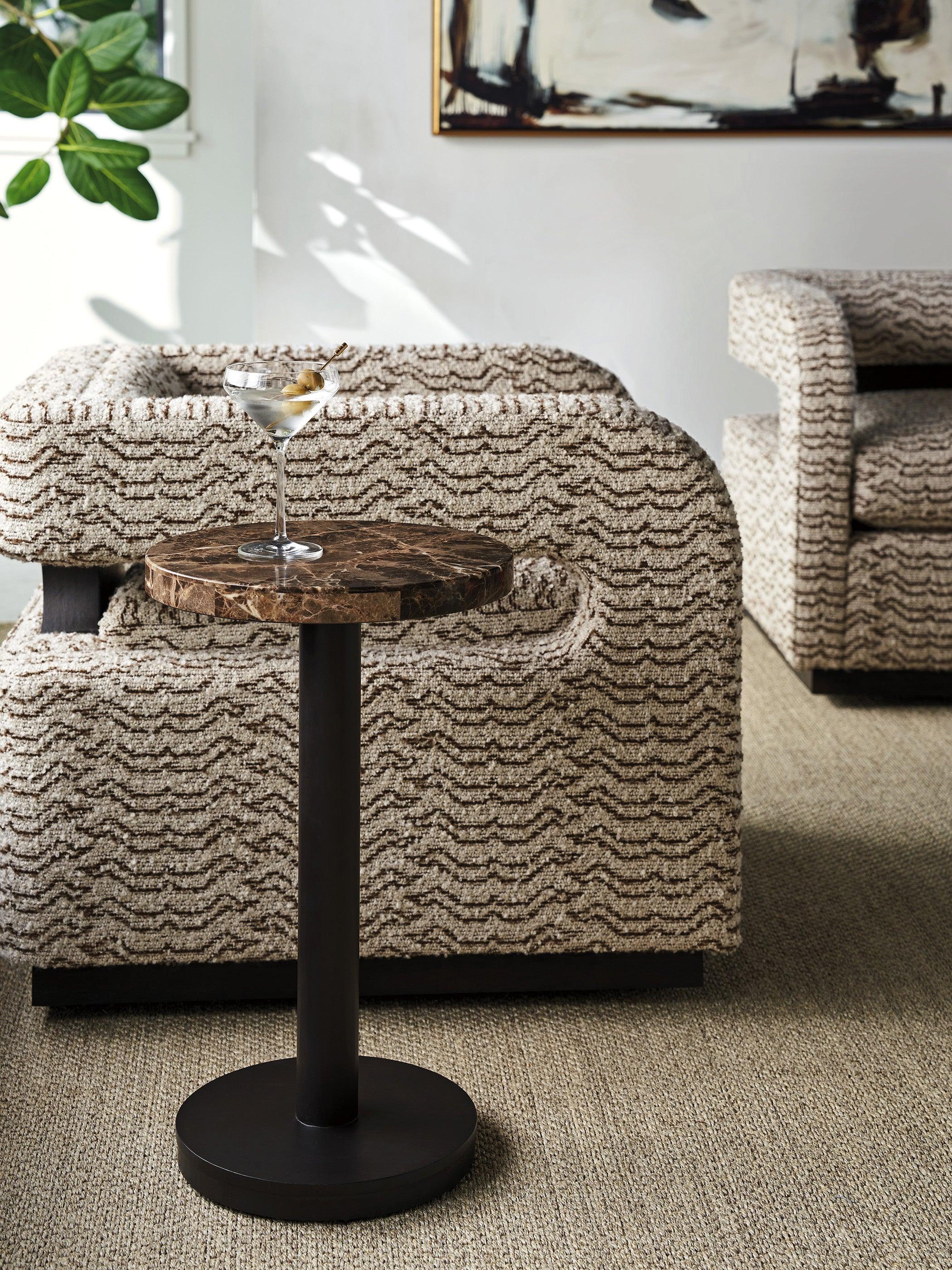 Zanzibar Kampala Round Accent Table - Remutear