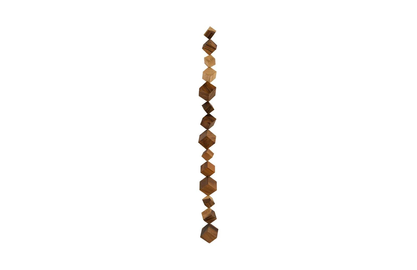 Dice Wall Art, Chamcha Wood, Natural - Remutear