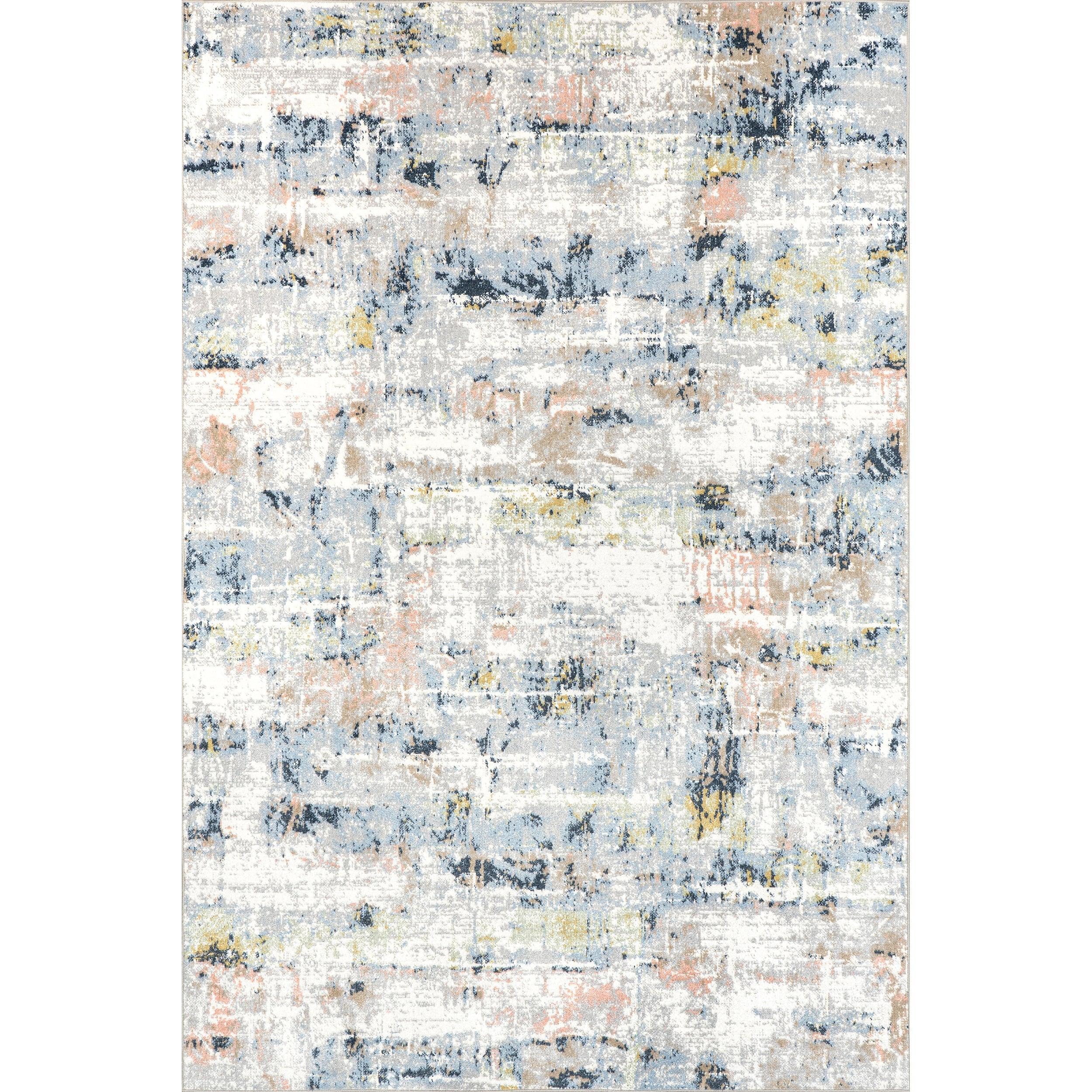 Aaliyah Casual Abstract Machine Washable Area Rug - Remutear