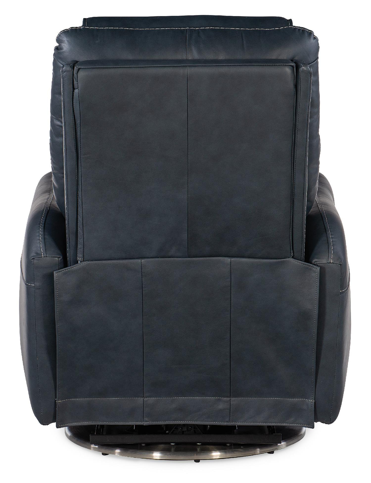 Steffen Swivel Power Recliner with Power Headrest - Remutear