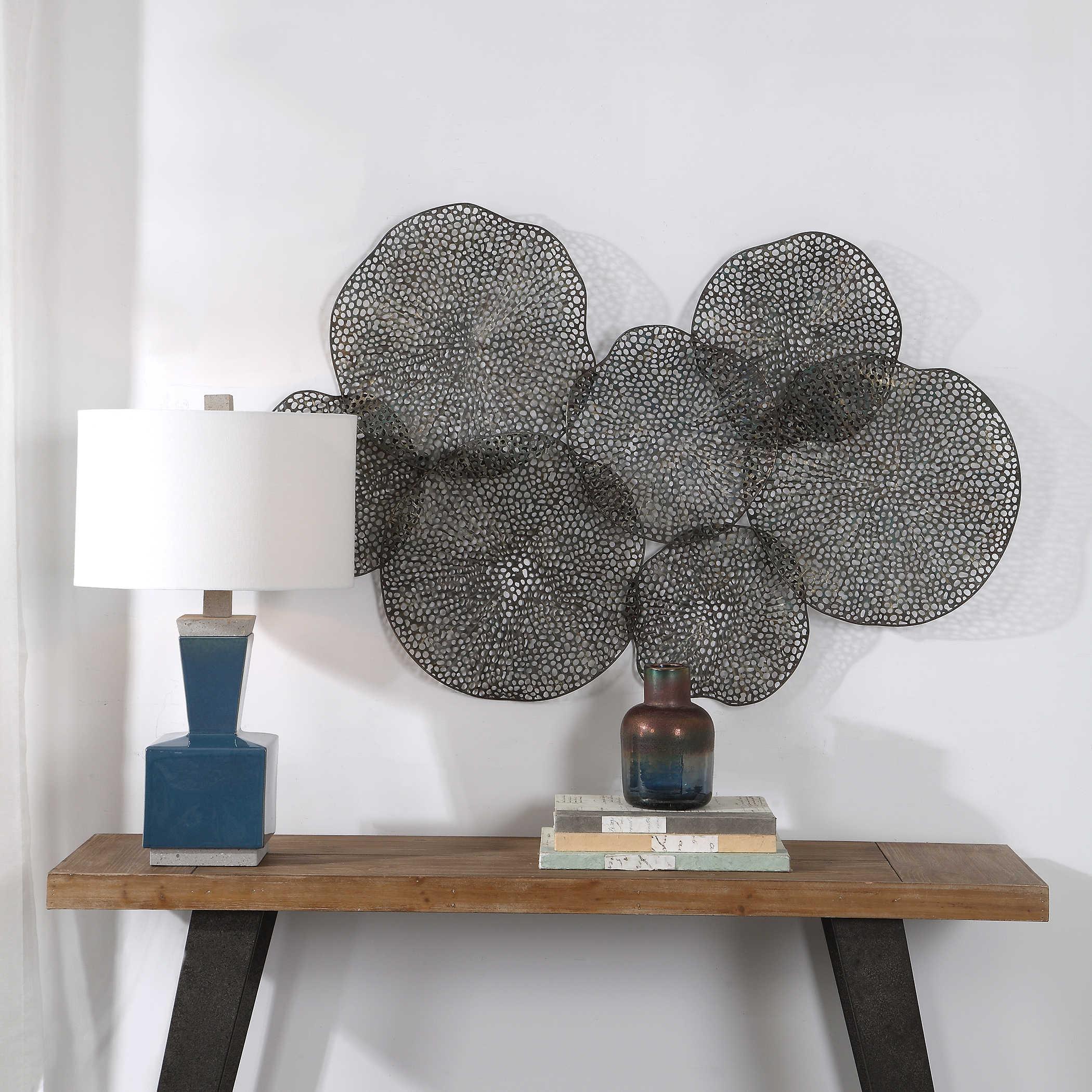 RIPLEY METAL LEAF WALL ART - Remutear