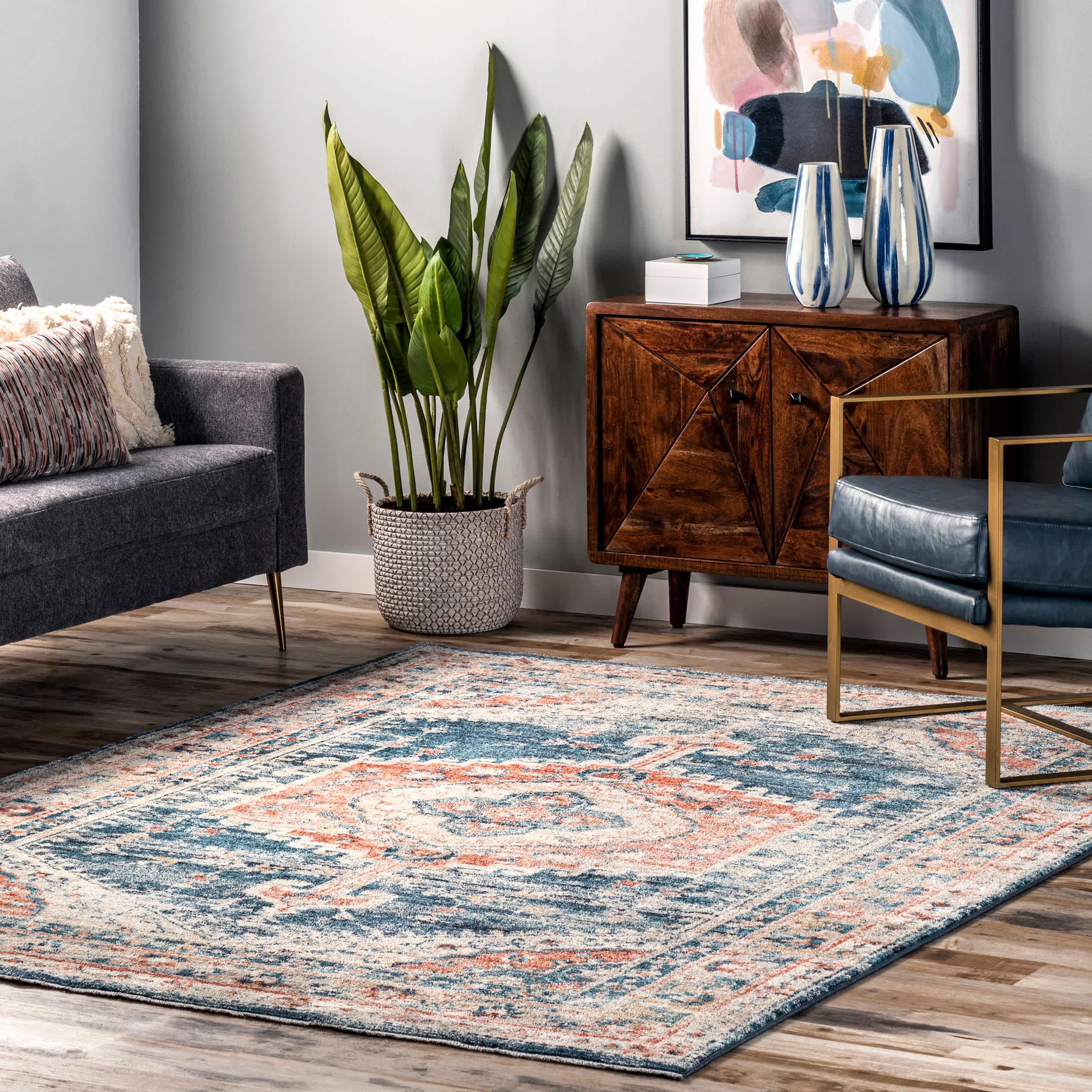Harley Barbed Mast Medallion Area Rug - Remutear