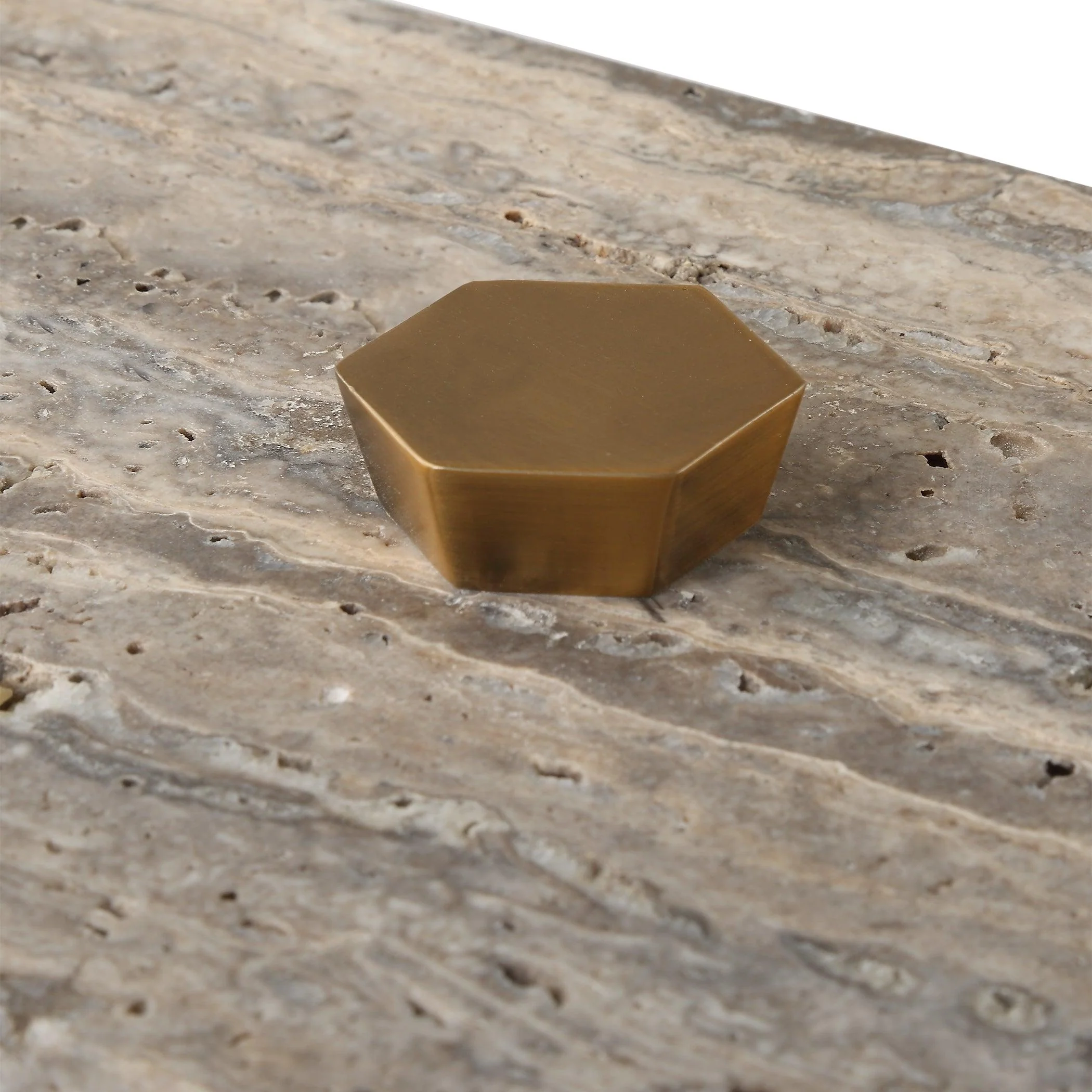 Griseus Travertine Stone Box - Remutear
