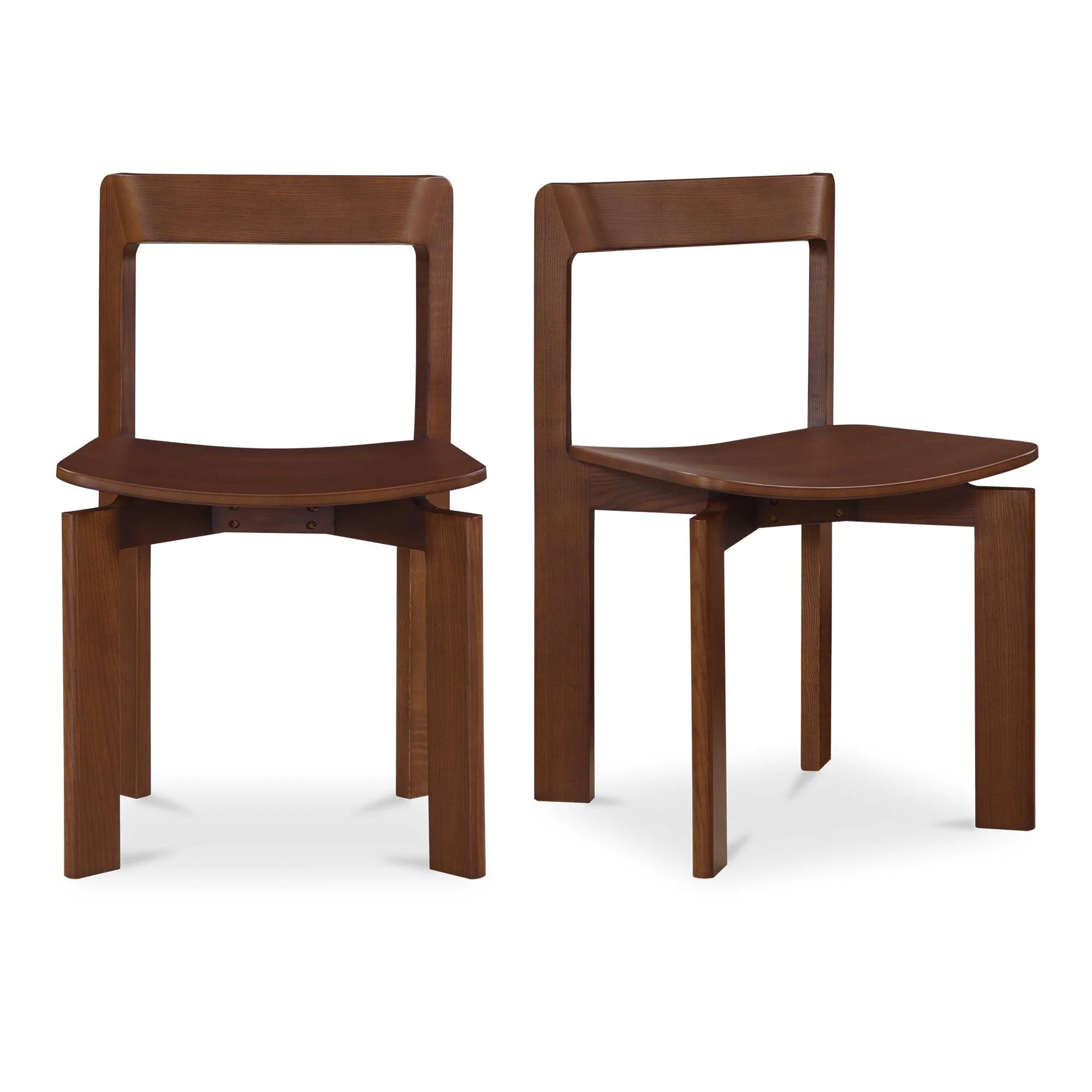 Daifuku Dining Chair Walnut Stained Ash - Set Of Two - Remutear