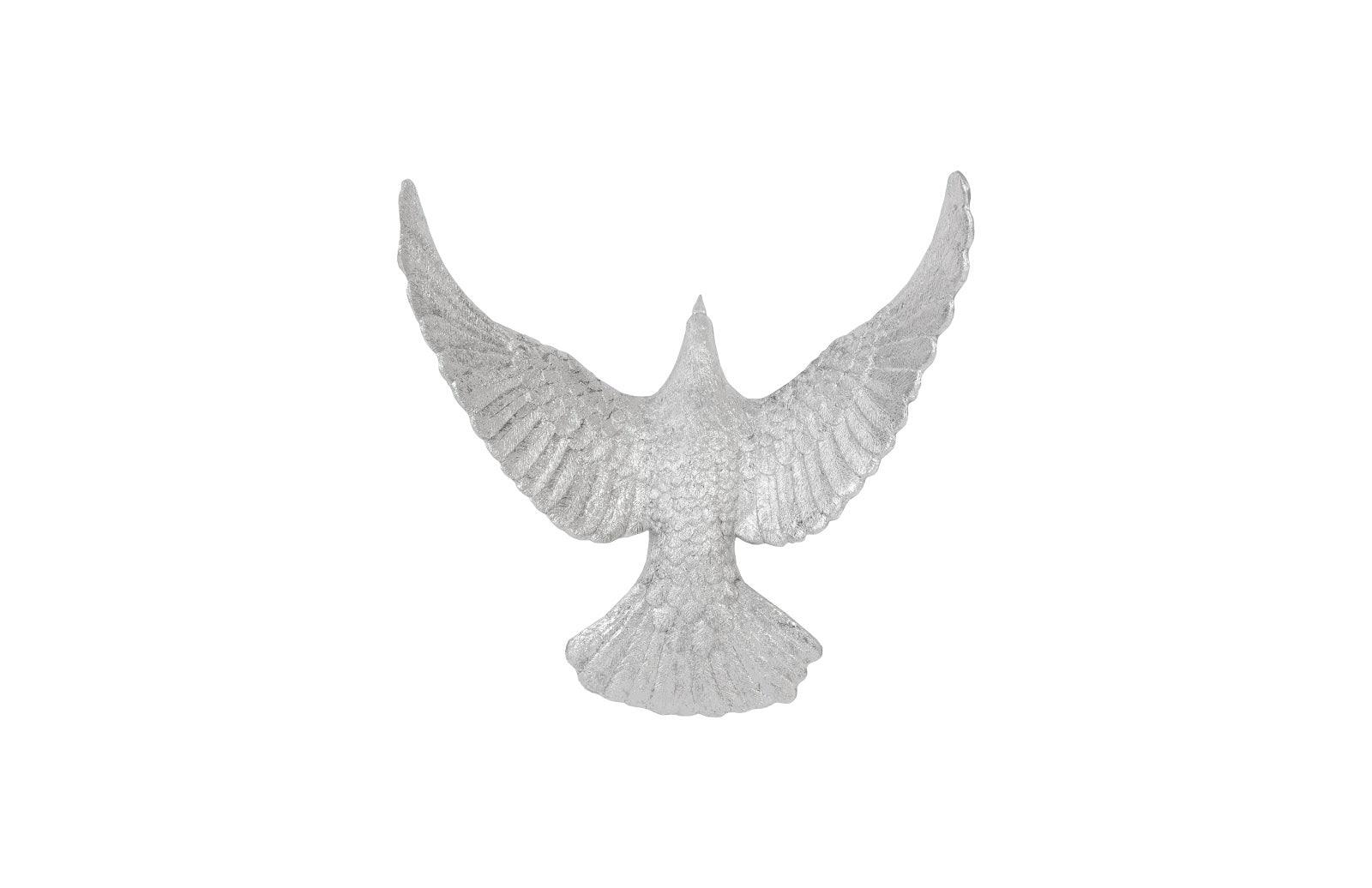 Dove Wall Art, Silver Leaf - Remutear