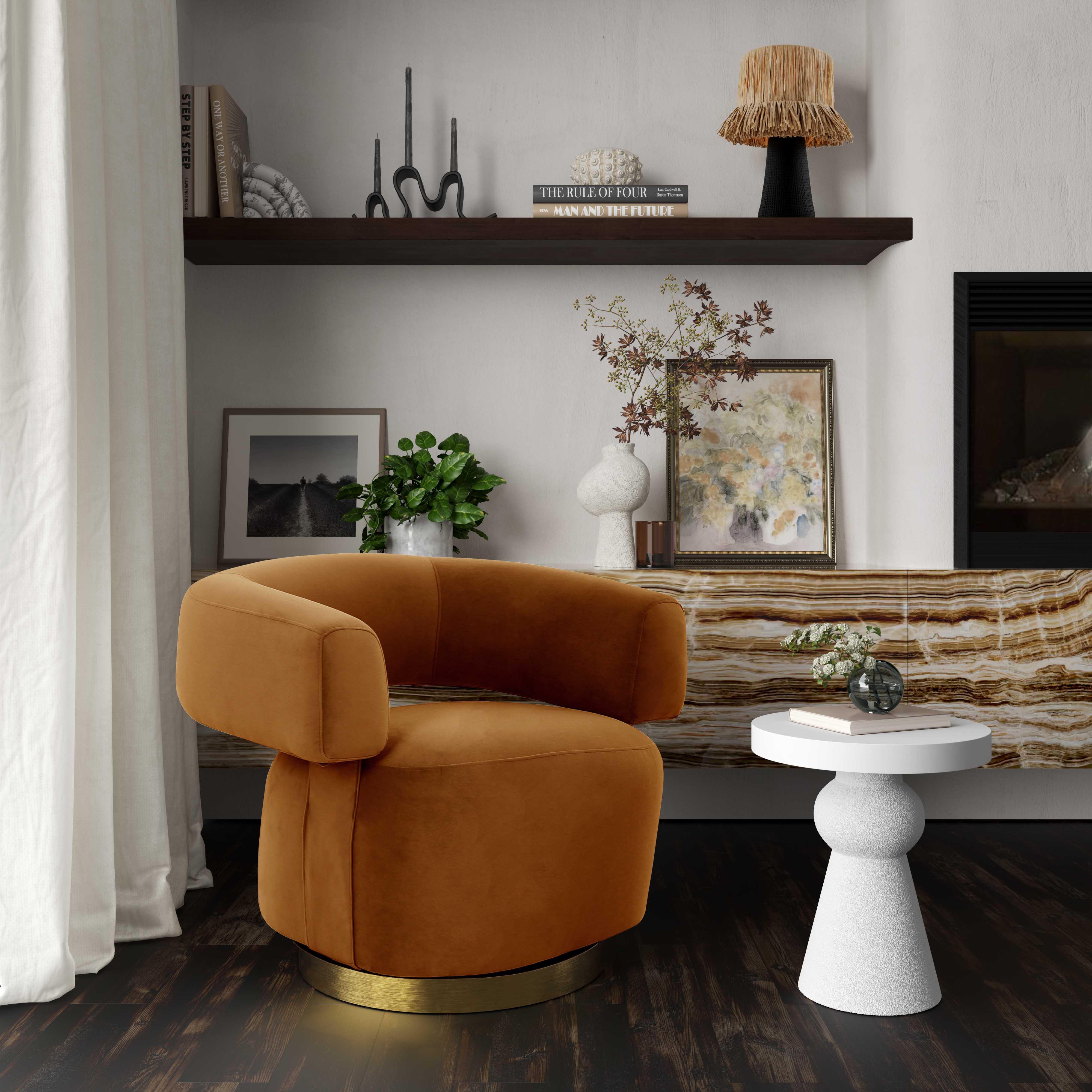 Lupita White Side Table - Remutear