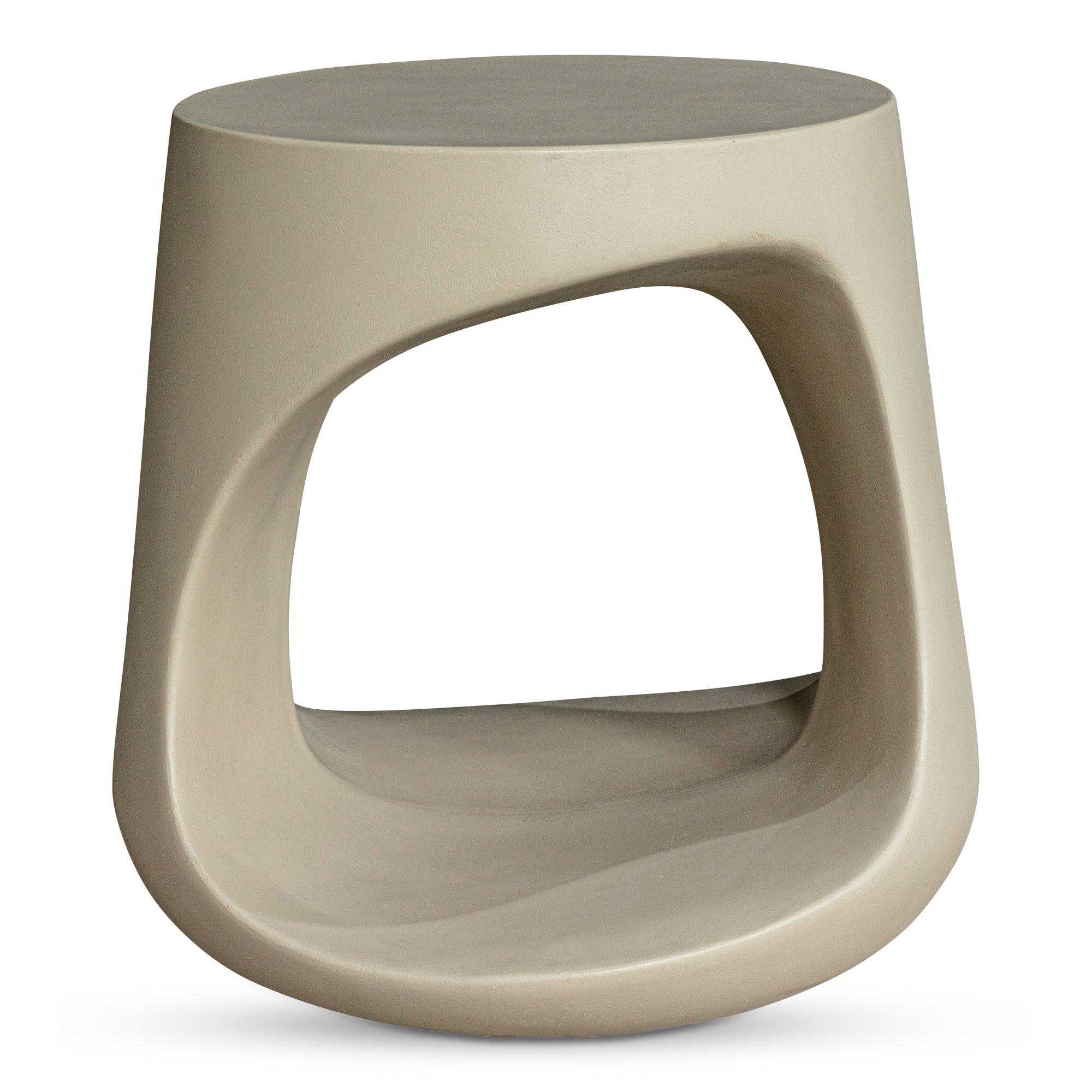 Rothko Outdoor Stool Cream - Remutear
