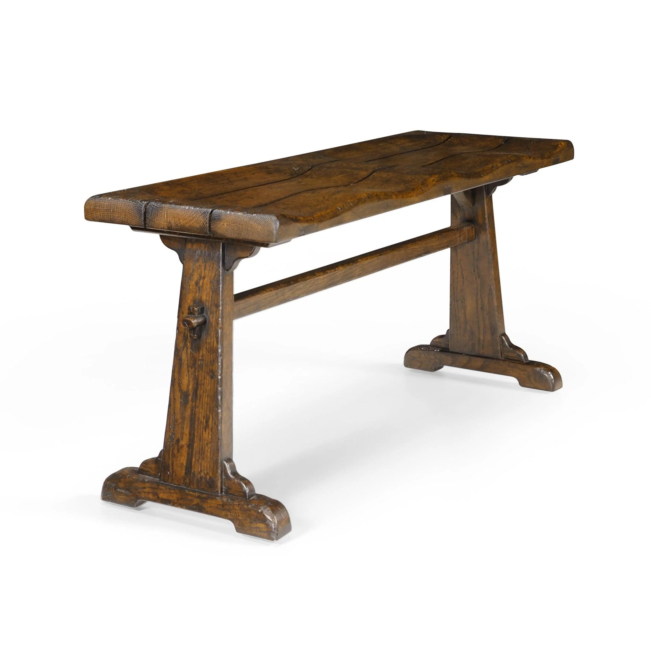 Casual Accents Dark Oak Tavern Dining Bench - Remutear