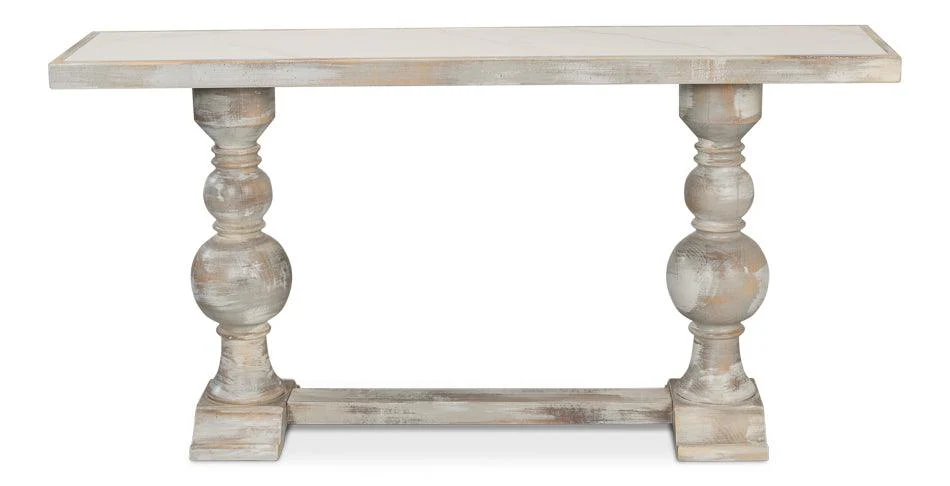 Stacy Double Pedestal Console - Remutear