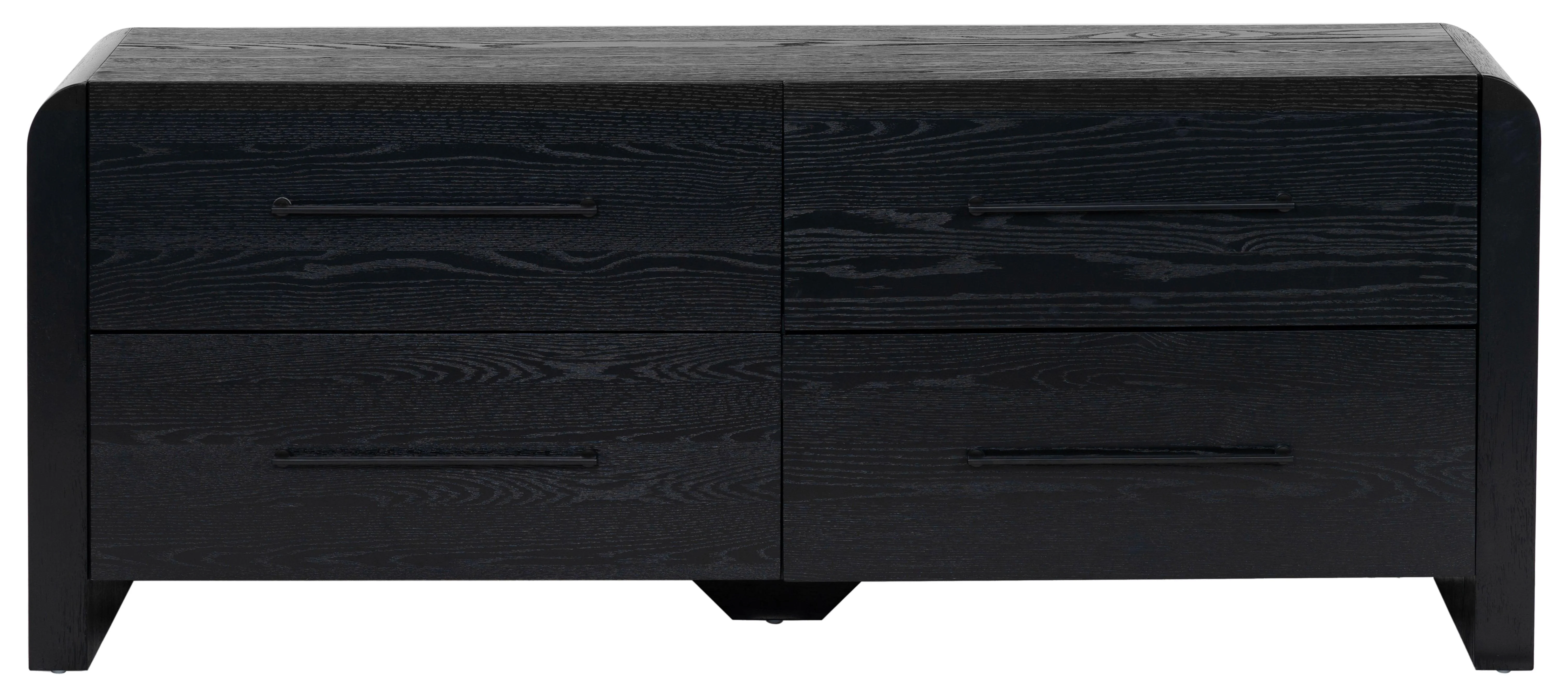 Katrina Wood 4 Drawer Dresser - Remutear