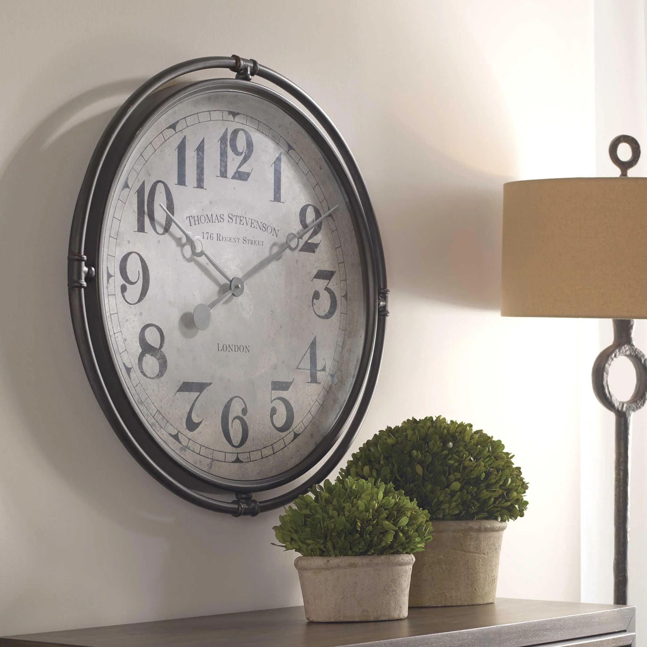 NAKUL INDUSTRIAL WALL CLOCK - Remutear